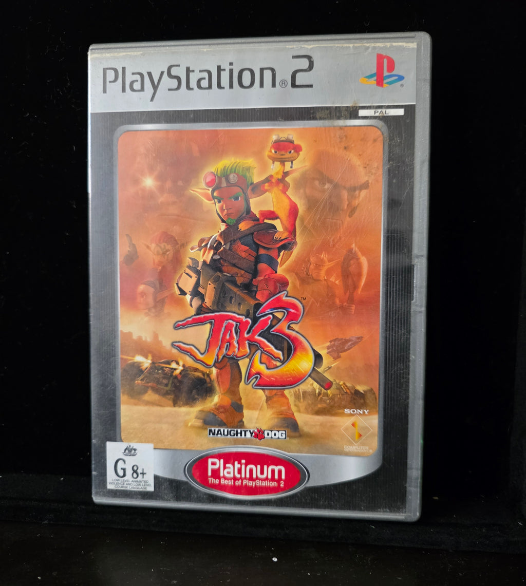 #P027 Jak 3 (Platinum) – PlayStation 2 PS2 PAL – Complete CIB – Naughty Dog Platformer