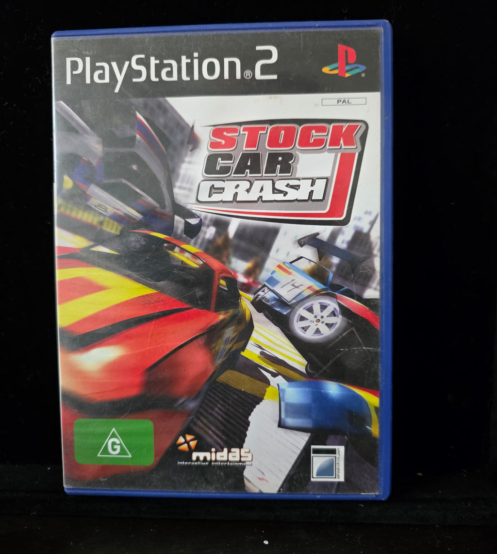 #P027 Stock Car Crash (Sony PS2, PAL) • Complete Racing Game • Cased/VGC