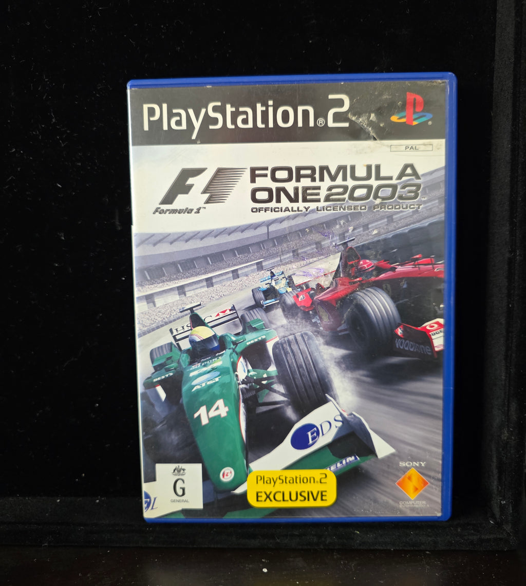 #P028 Formula One 2003 - PlayStation 2 PS2 Game (PAL, Preowned, AU Cover)