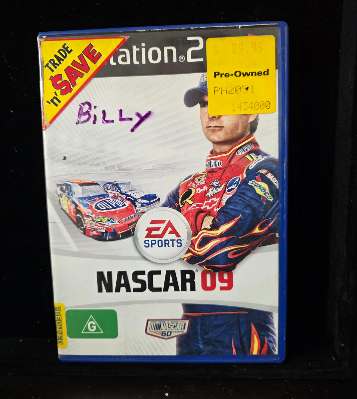 #P028 PS2 NASCAR 09 (EA Sports) – Complete PAL AUS Preowned Racing Game