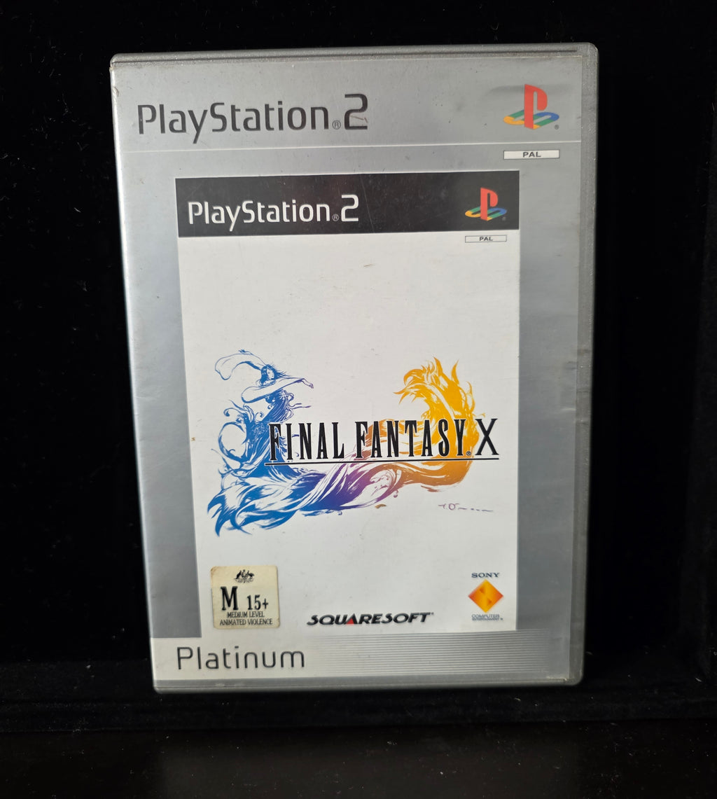 #P028 Final Fantasy X (Platinum) – Sony PlayStation 2 PS2 PAL – Squaresoft RPG Classic