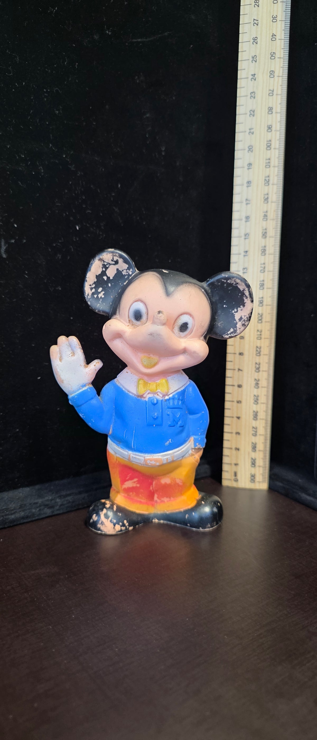 #P029 Vintage Combex 1499 Rubber Mouse Figure Toy – Made in Australia – 8" Tall