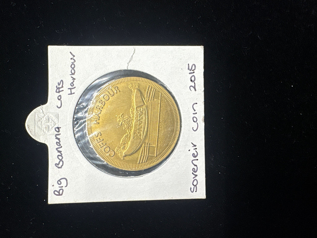 #M107 Big Banana Coffs Harbour Souvenir Coin – 2015 Australia Kangaroo Design