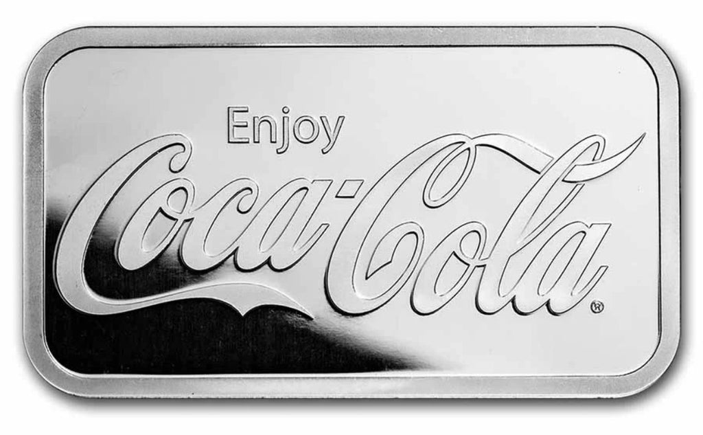 Coca-Cola® Silver Struck Bar - 5oz