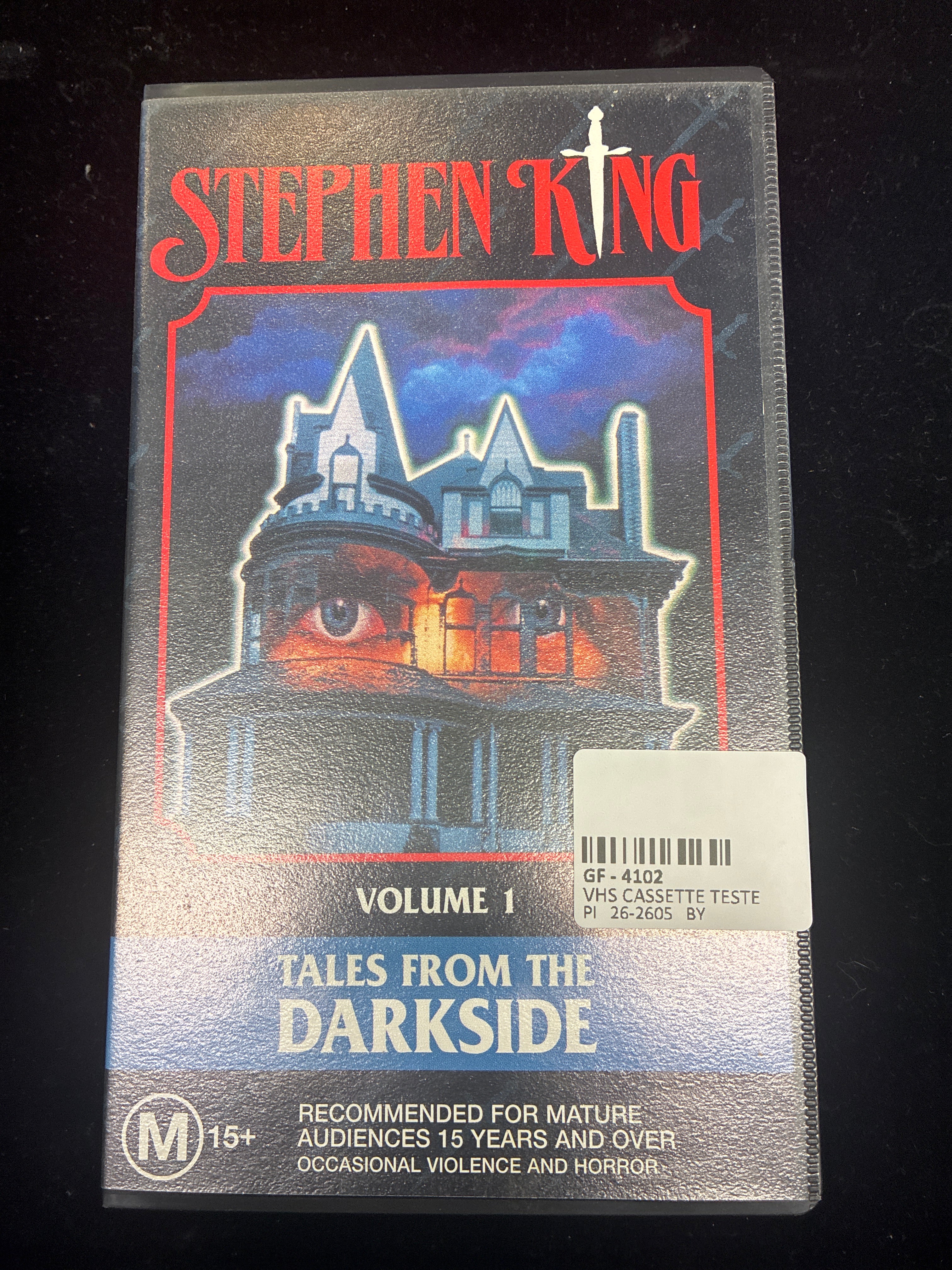 #PO14  Stephen King – Tales From the Darkside Volume 1 VHS (M15+) Vintage Horror Collectible