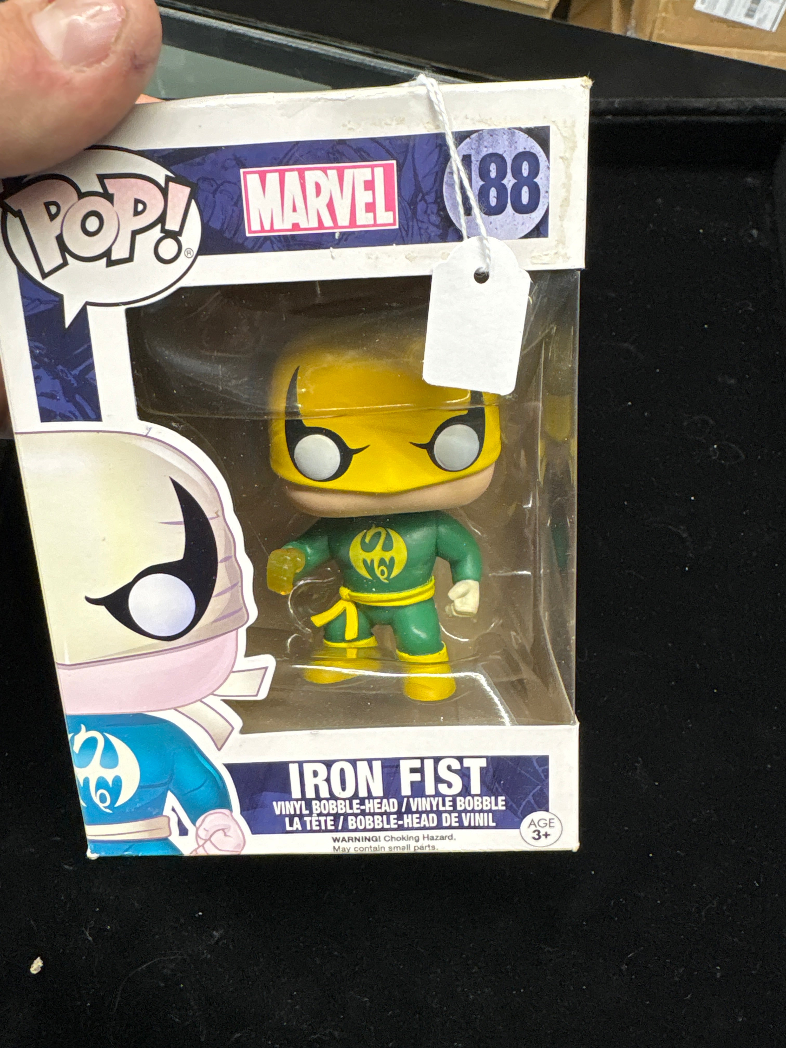 #C122 Funko Pop Marvel #188 Iron Fist – Vaulted OG Release – Great Condition!