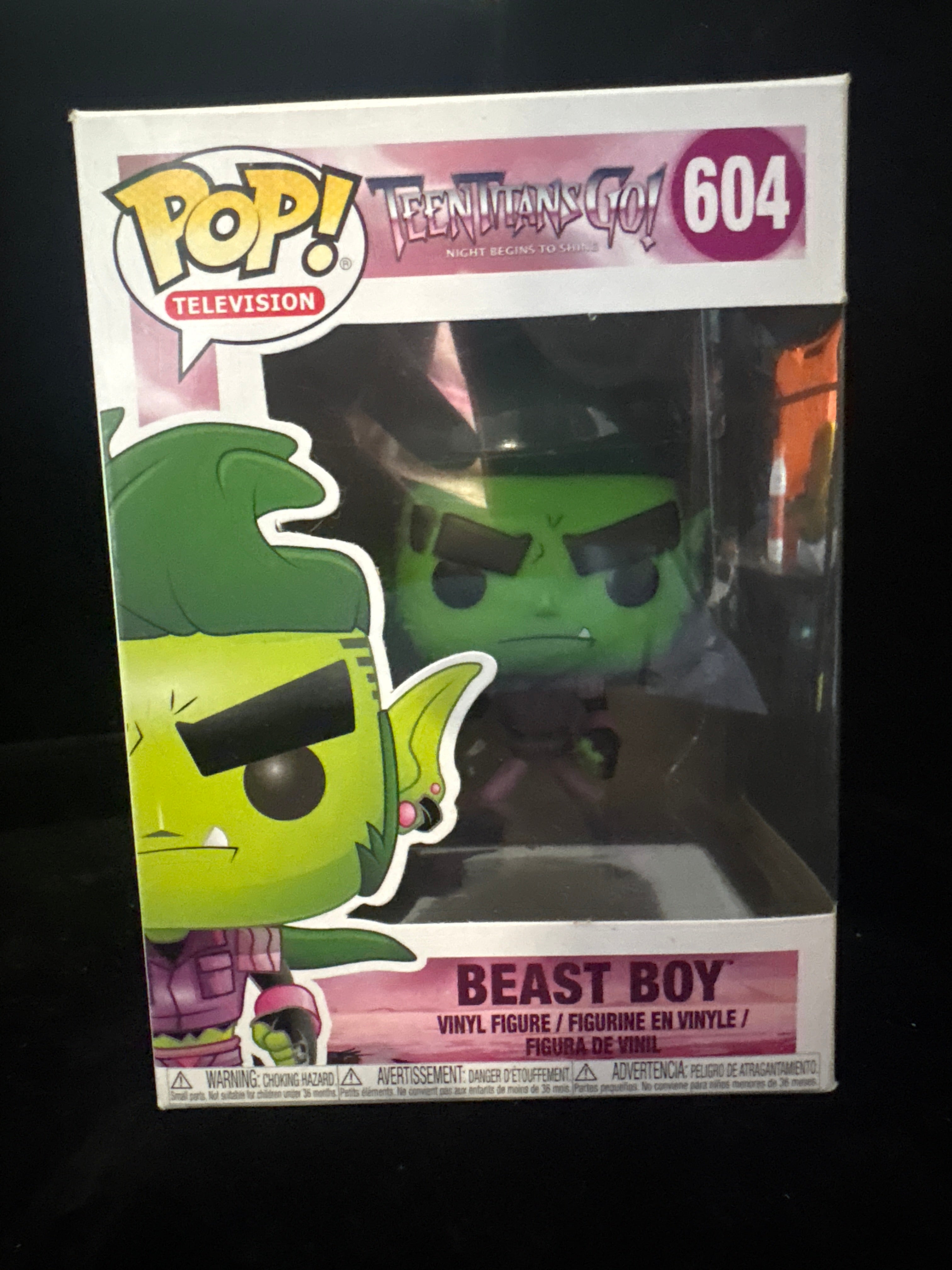 #P010 Teen Titans Go! Beast Boy Funko Pop #604 – Night Begins to Shine Edition