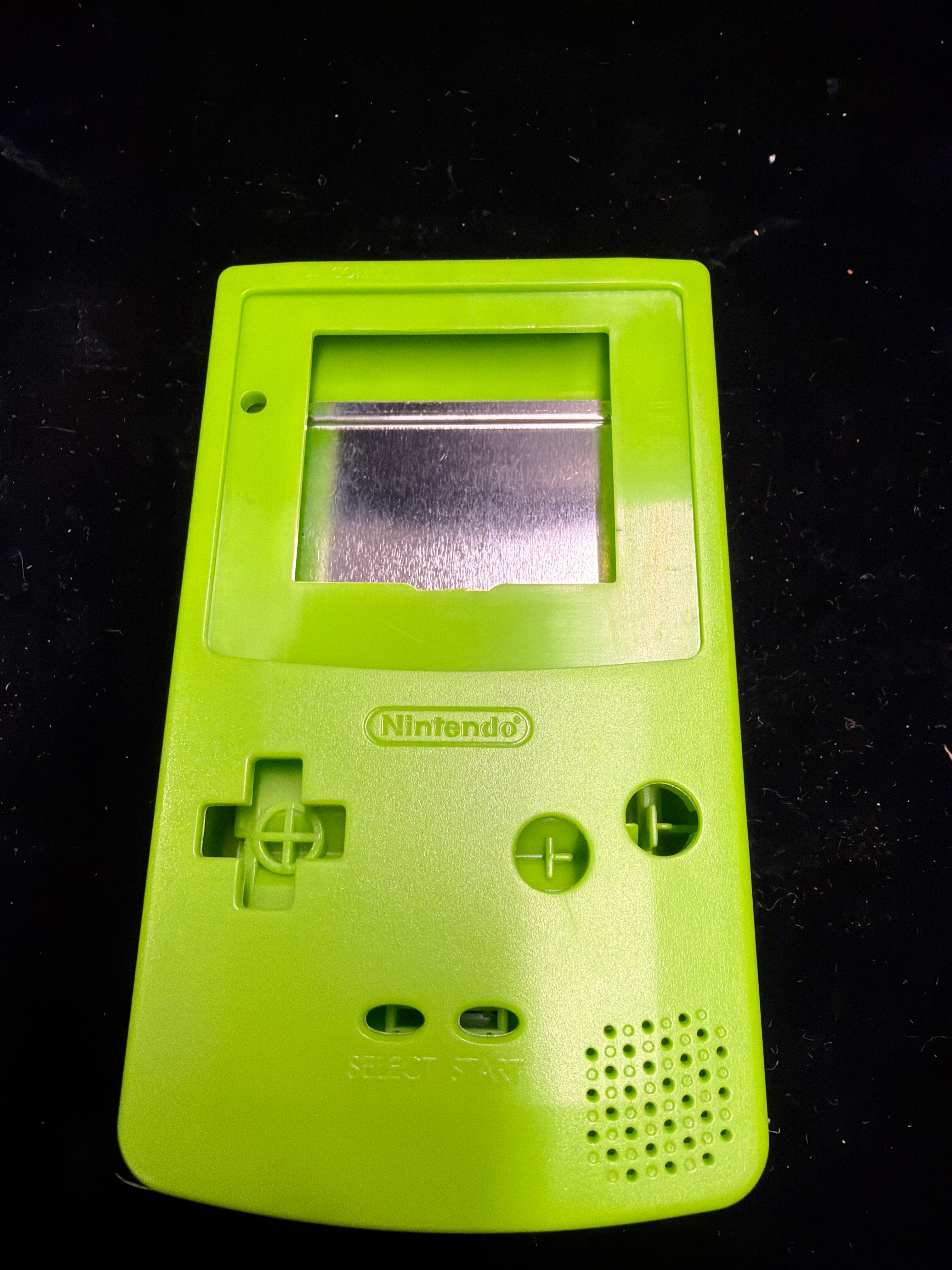 #P008 Neon Green Replacement Shell for Original Nintendo Game Boy (Front/Back Housing + Screws)