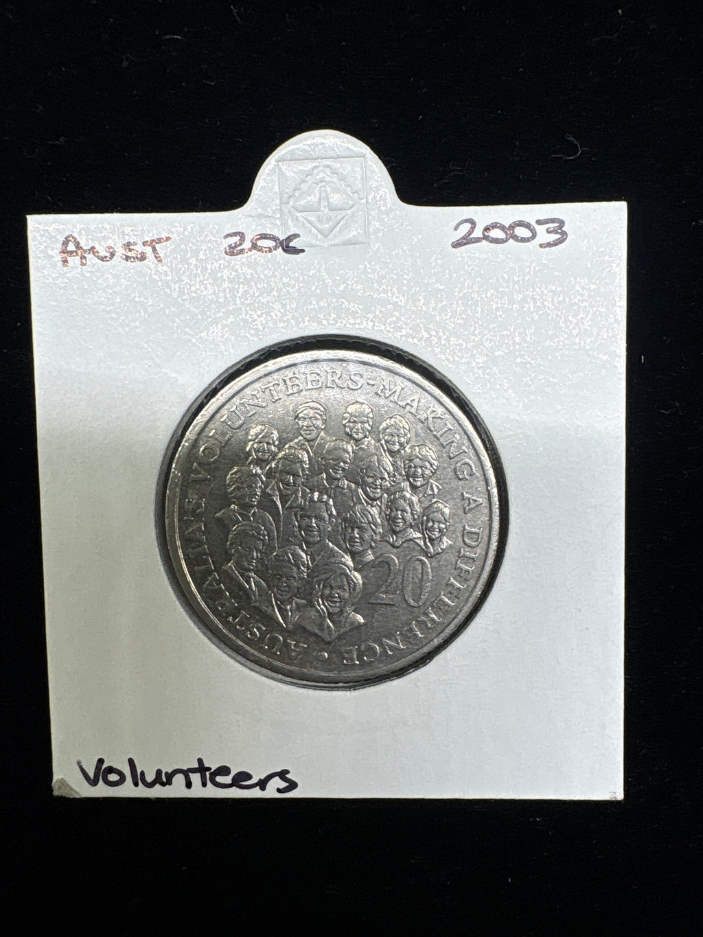 #M189 2003 Australia 20c “Volunteers – Making a Difference” Commemorative Coin