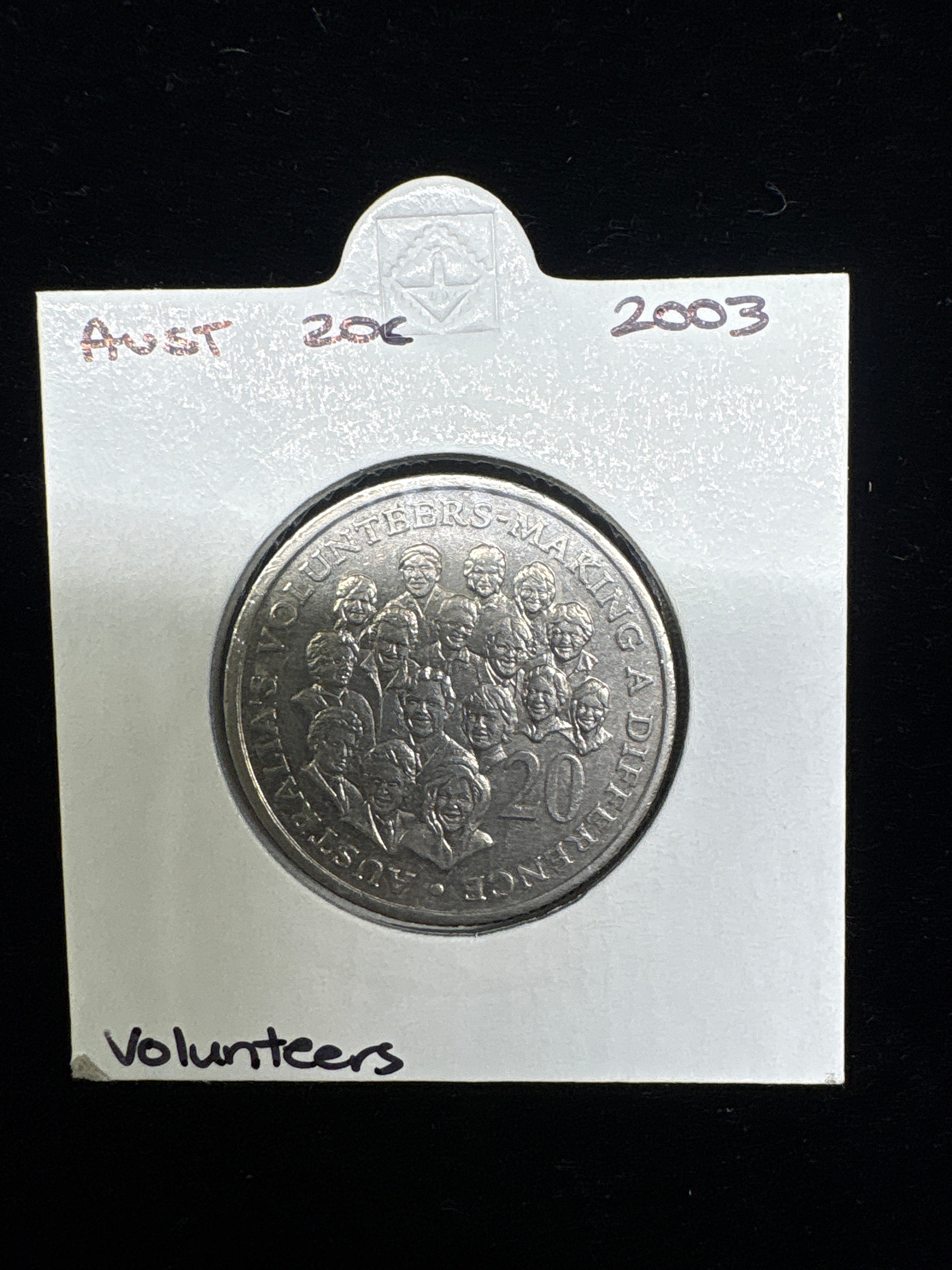#M189 2003 Australia 20c “Volunteers – Making a Difference” Commemorative Coin