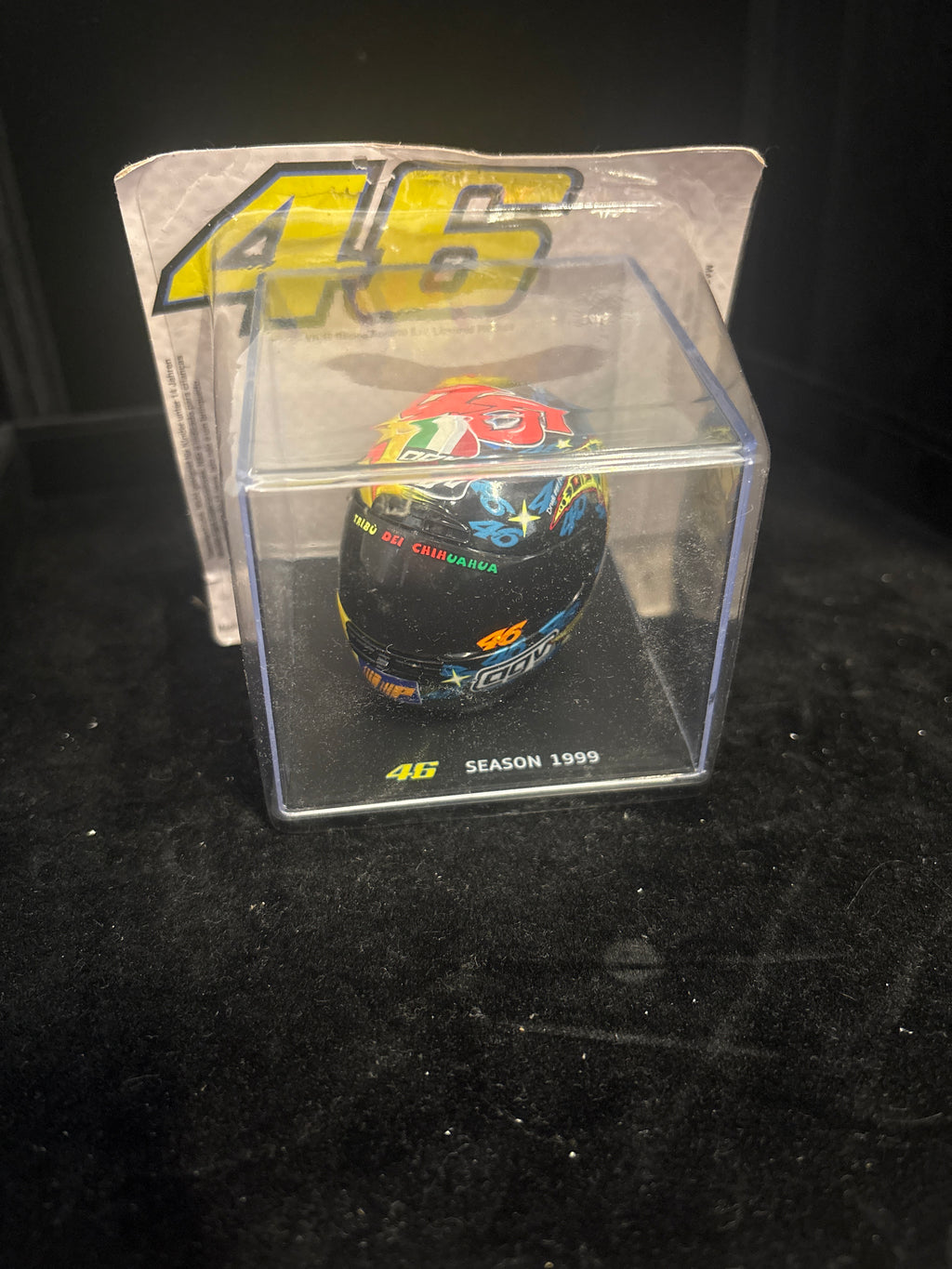 #P003 Valentino Rossi Mini Helmet – Season 1999 Collector Edition (Centauria)