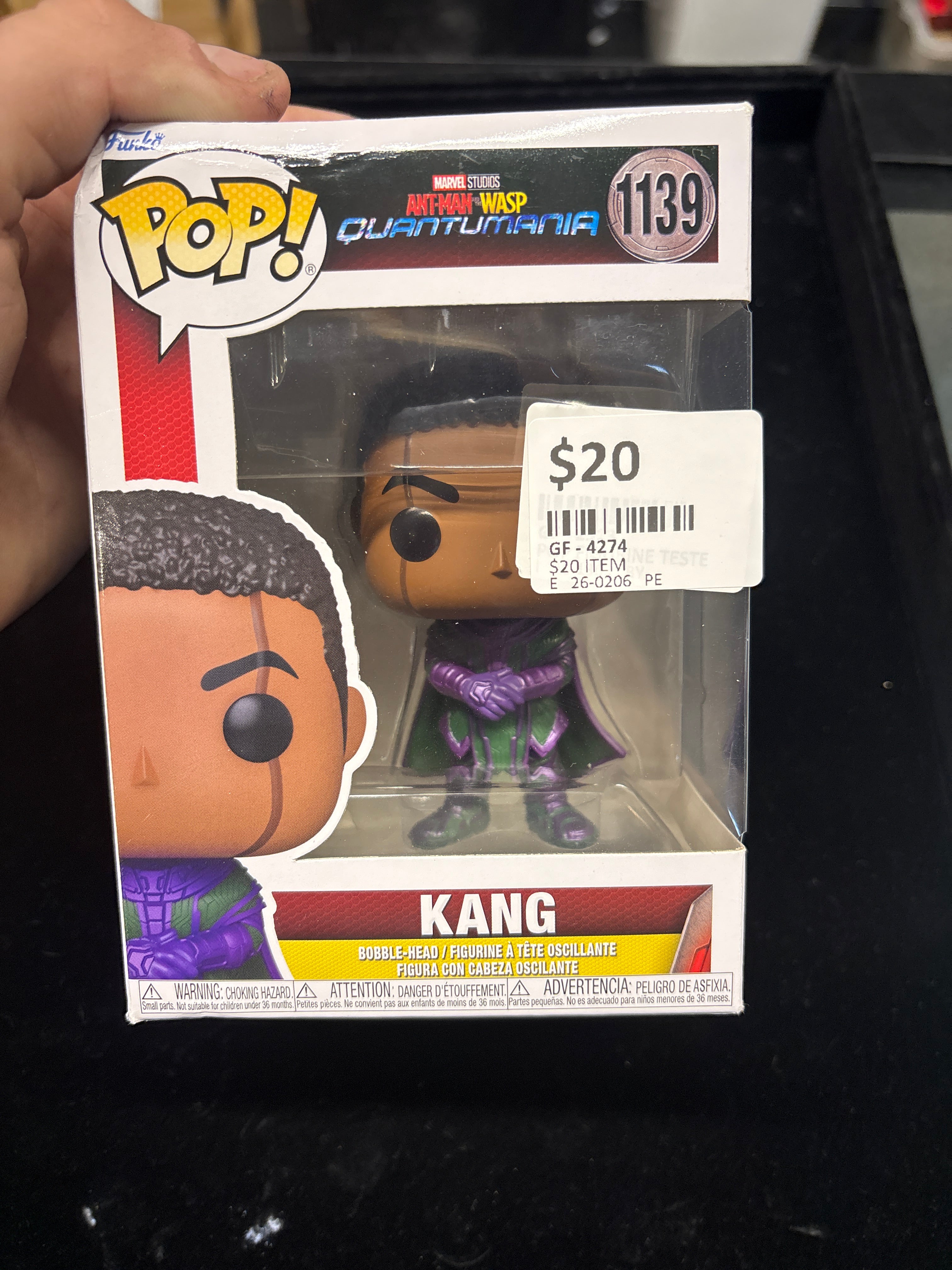 #4274 Funko Pop! Kang #1139 – Ant‑Man & The Wasp: Quantumania – Marvel Collectible Figure