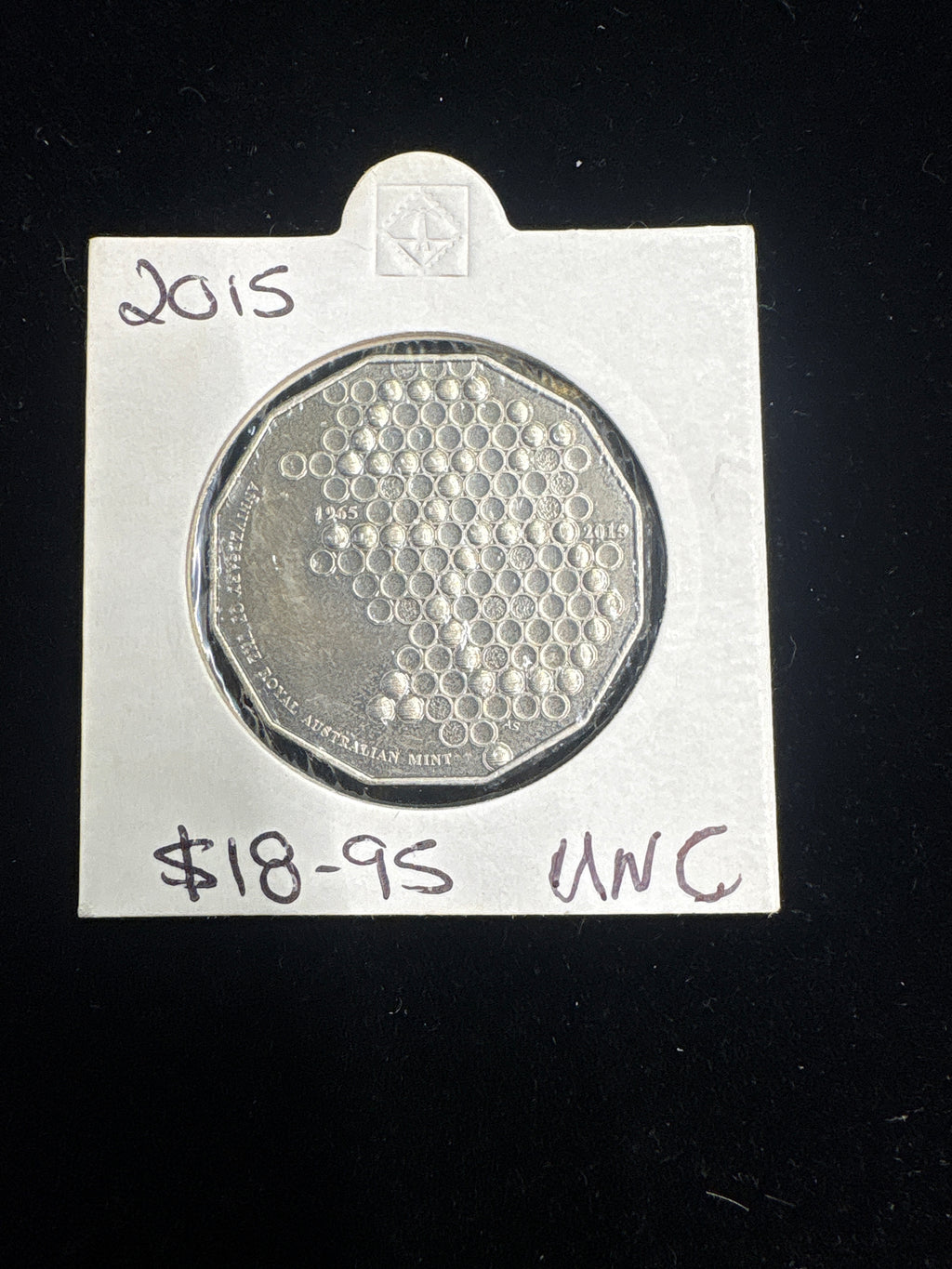 #M135 2015 Australia 50c – Royal Australian Mint 50th Anniversary UNC Coin