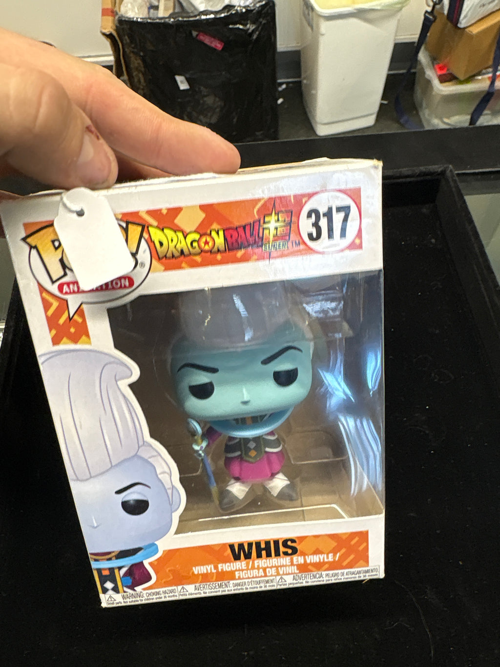#C116 Dragon Ball Super Funko Pop #317 Whis – Vaulted Anime Figure NIB