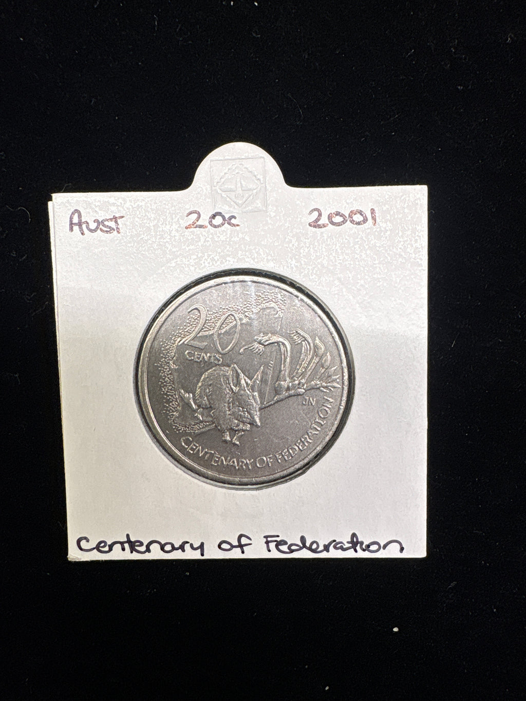 #M191 2001 Australia 20c Centenary of Federation Coin (Circulated)
