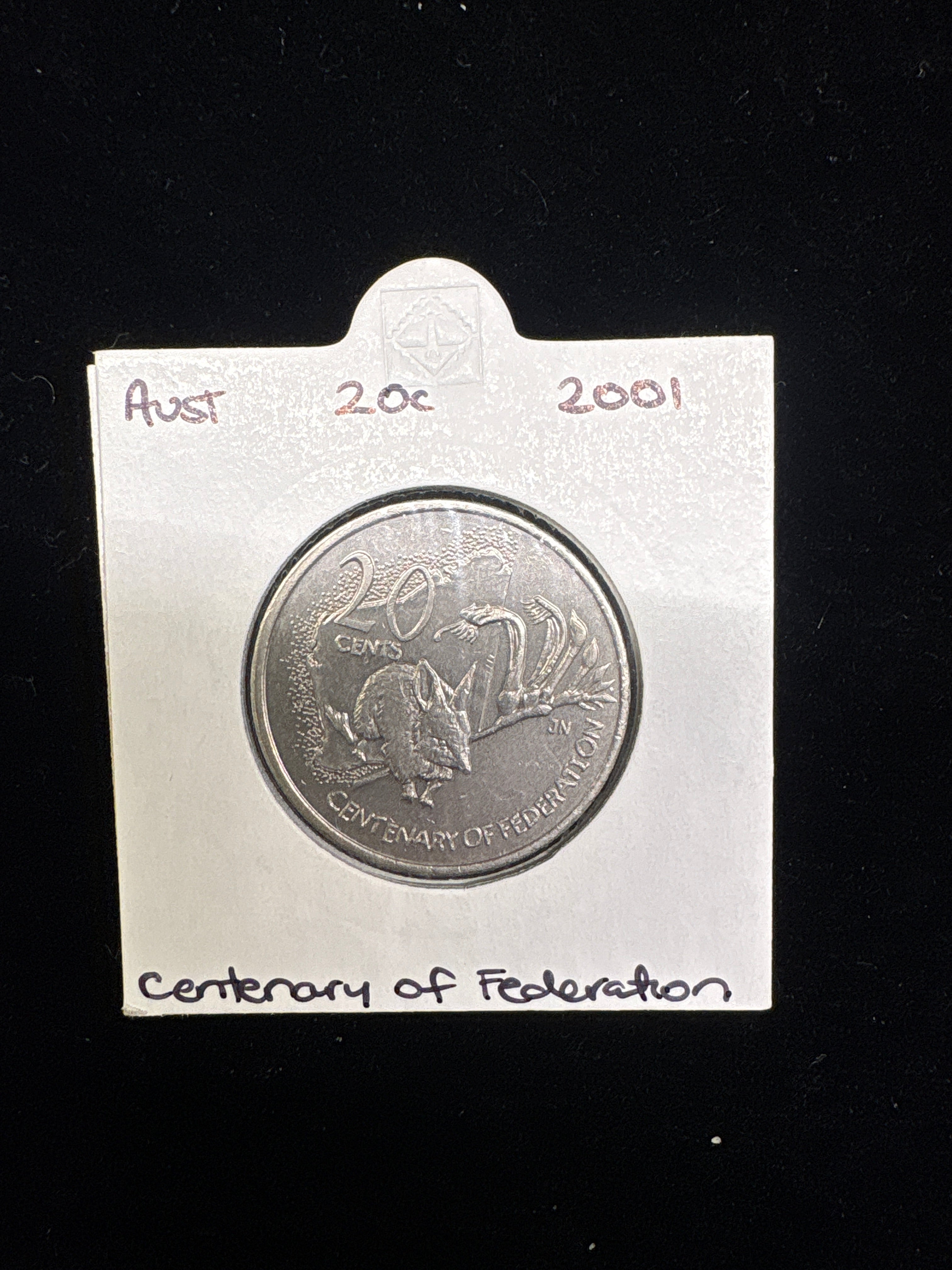 #M191 2001 Australia 20c Centenary of Federation Coin (Circulated)