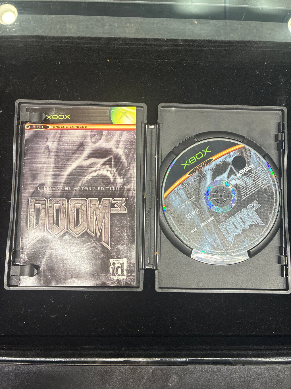 #PO14  DOOM 3 Limited Collector’s Edition (Xbox, 2004) – Metal Case + Game Complete