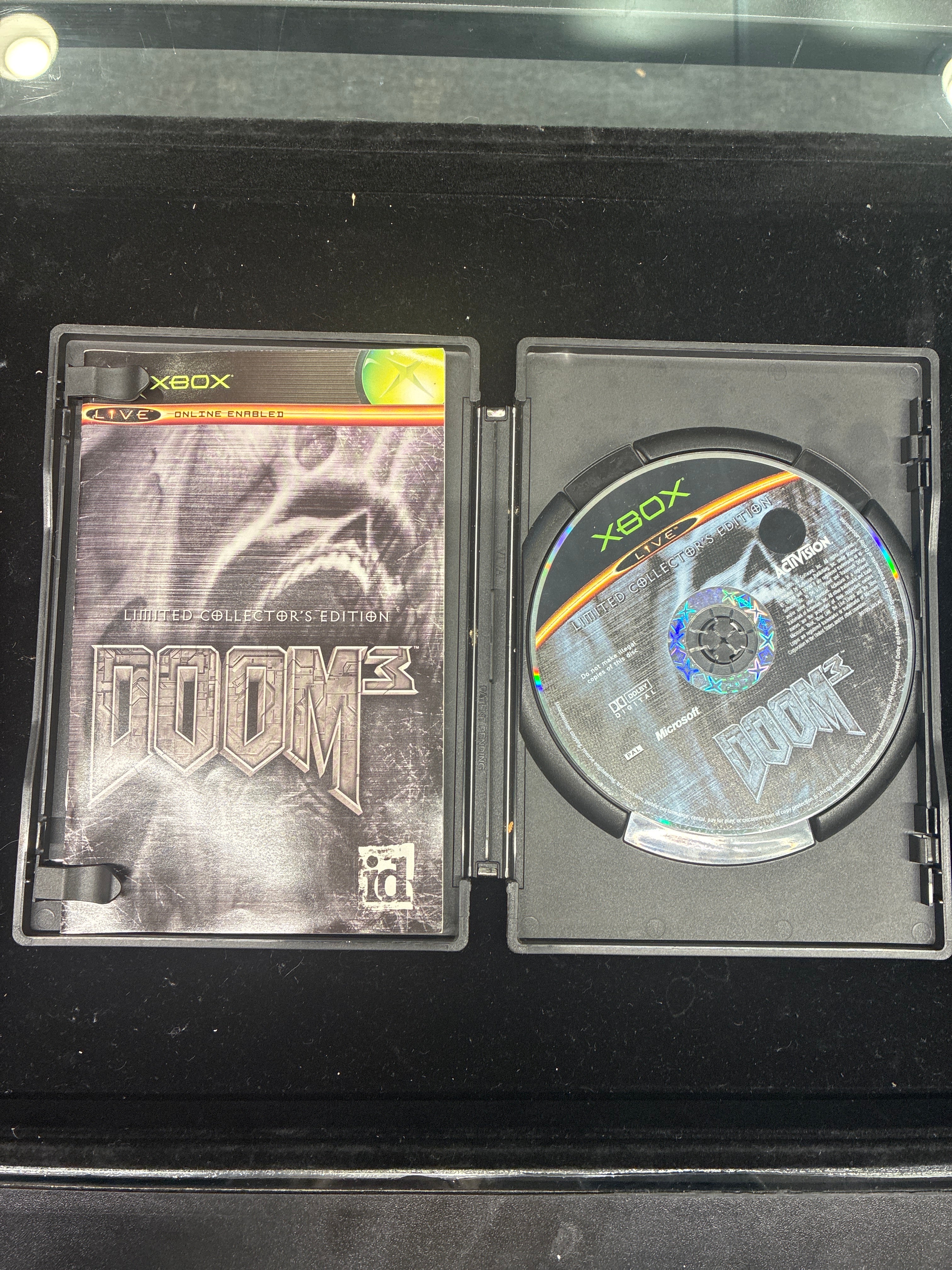 #PO14  DOOM 3 Limited Collector’s Edition (Xbox, 2004) – Metal Case + Game Complete