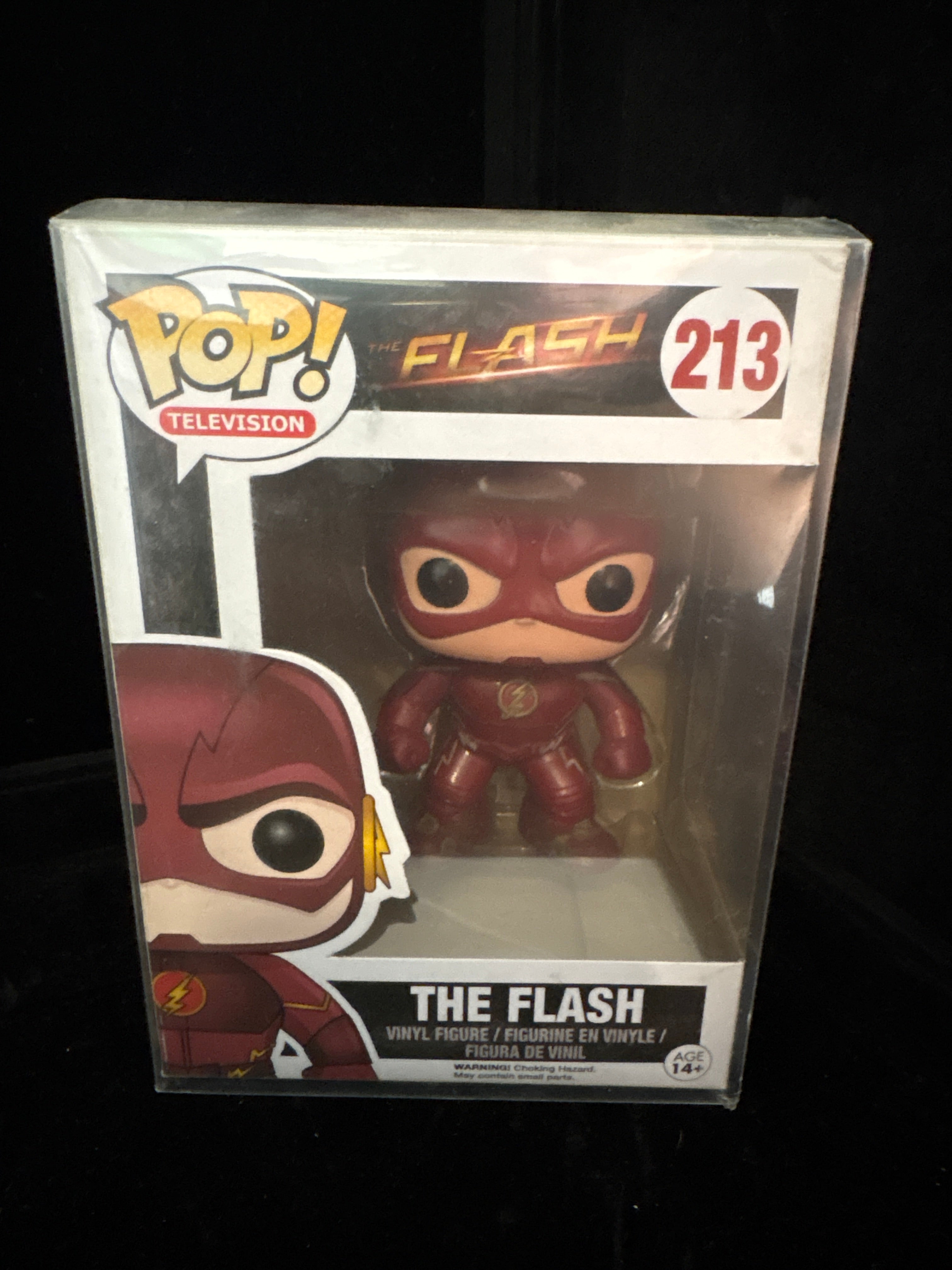 #P010 Funko Pop! TV The Flash #213 Vinyl Figure (with Protector)