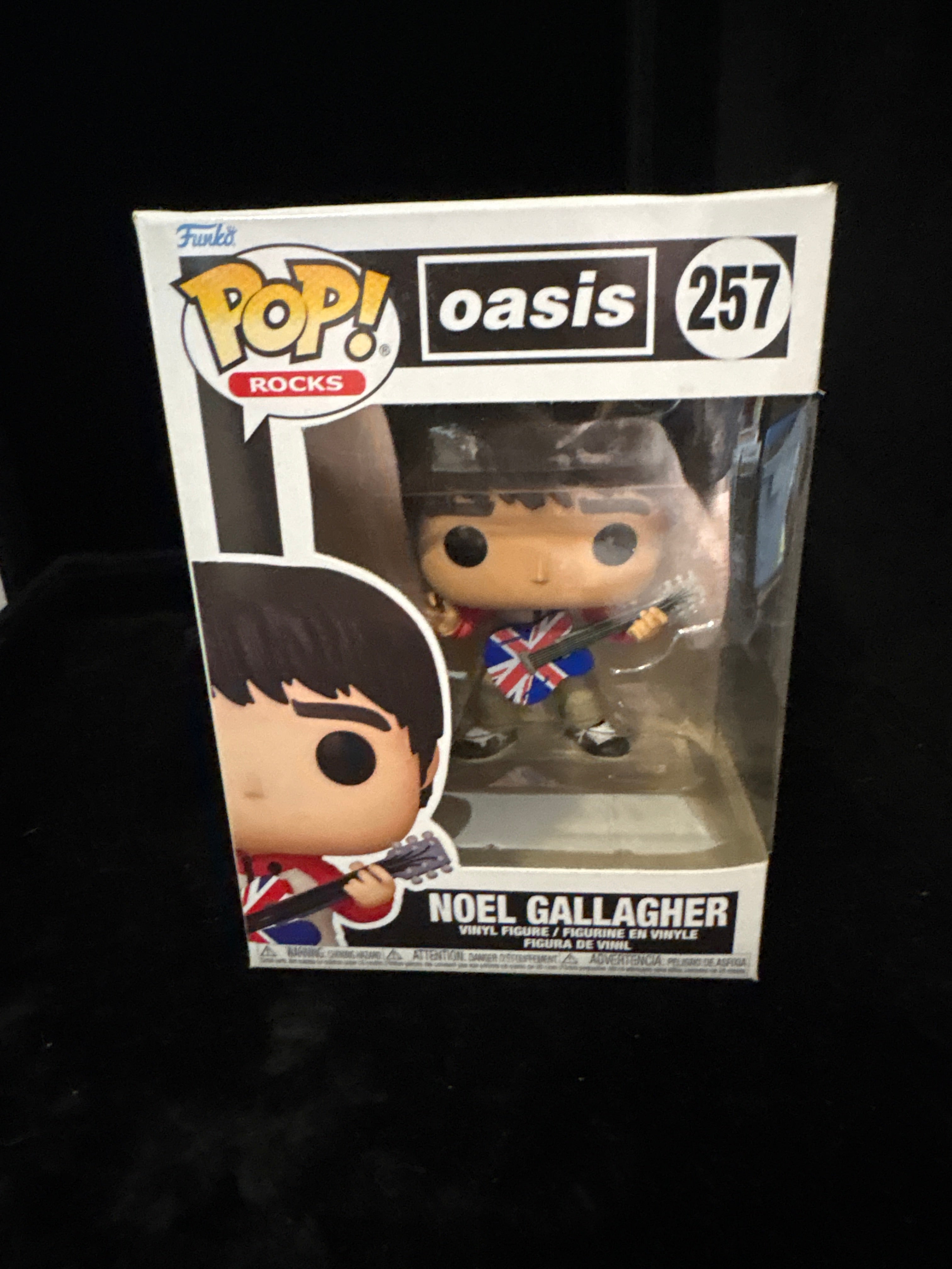 #P008 Funko Pop! Rocks Oasis #257 – Noel Gallagher Vinyl Figure (Brand New Boxed)