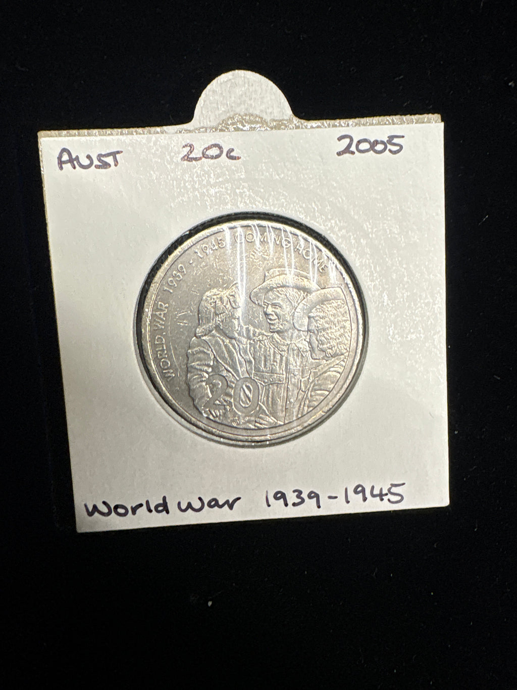 #M182 2005 Australia 20c World War II Commemorative Coin (1939–1945)