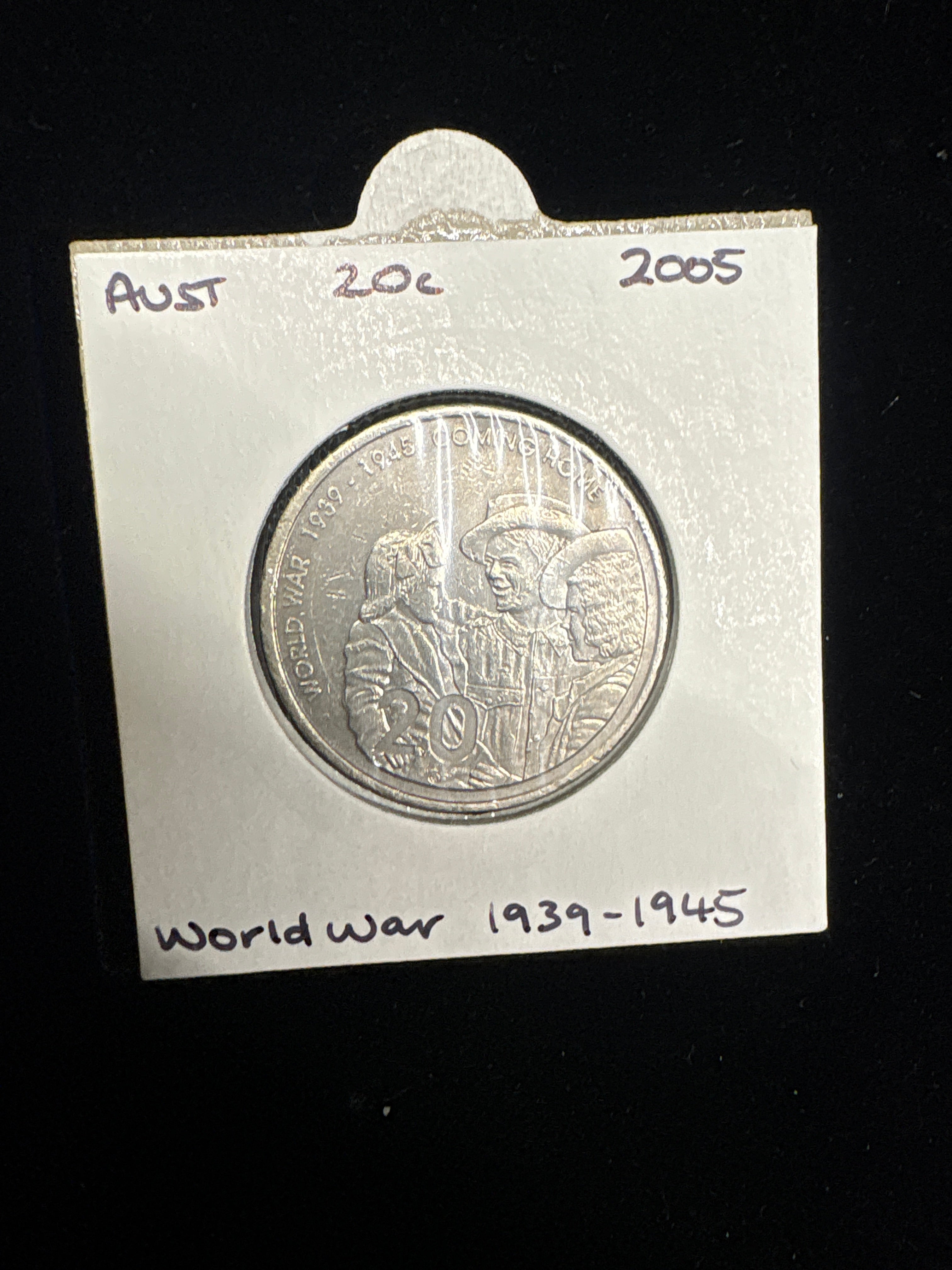 #M182 2005 Australia 20c World War II Commemorative Coin (1939–1945)