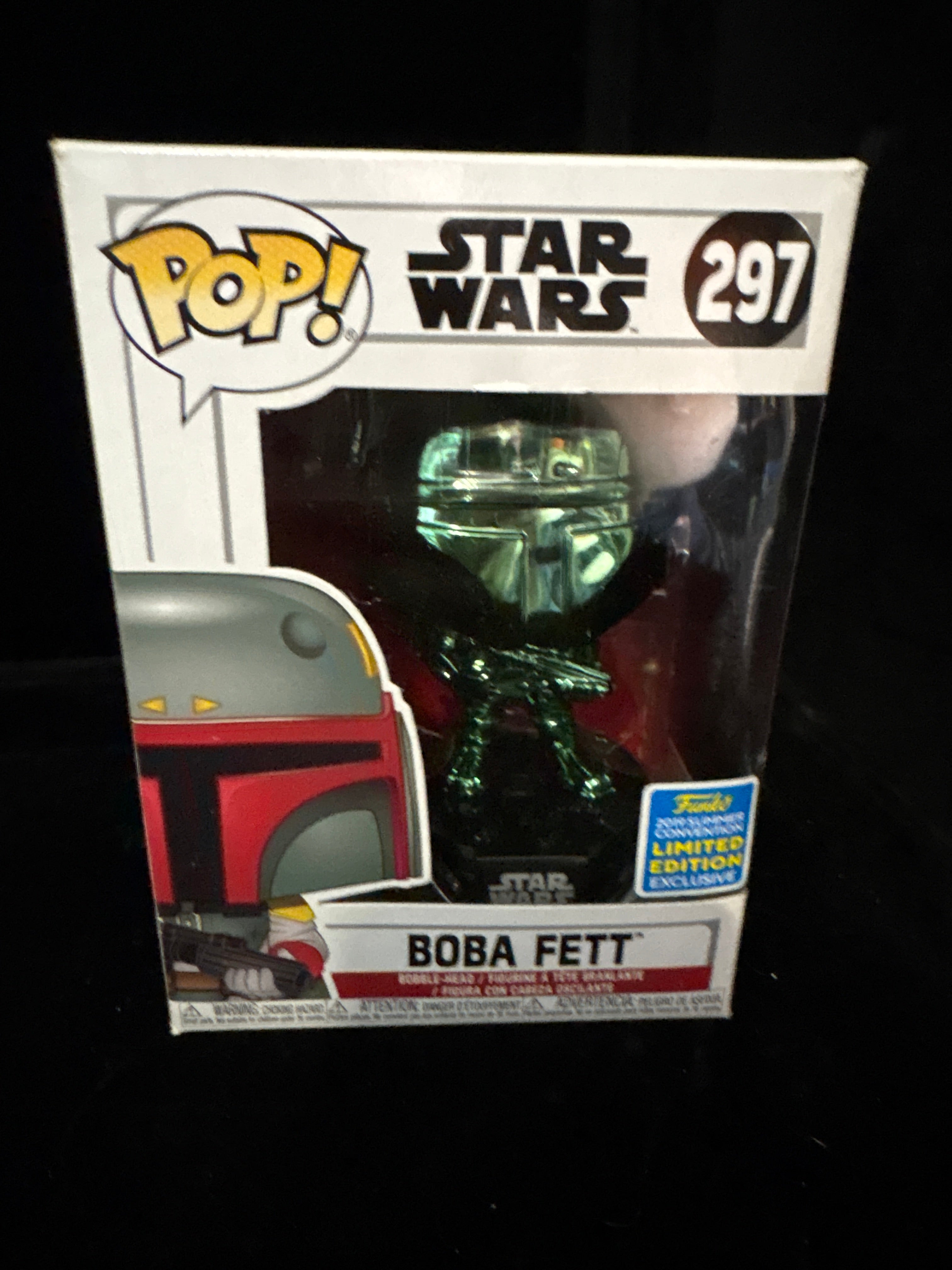 #P012 Funko Pop! Star Wars #297 Boba Fett – 2019 Summer Convention Limited Edition Exclusive