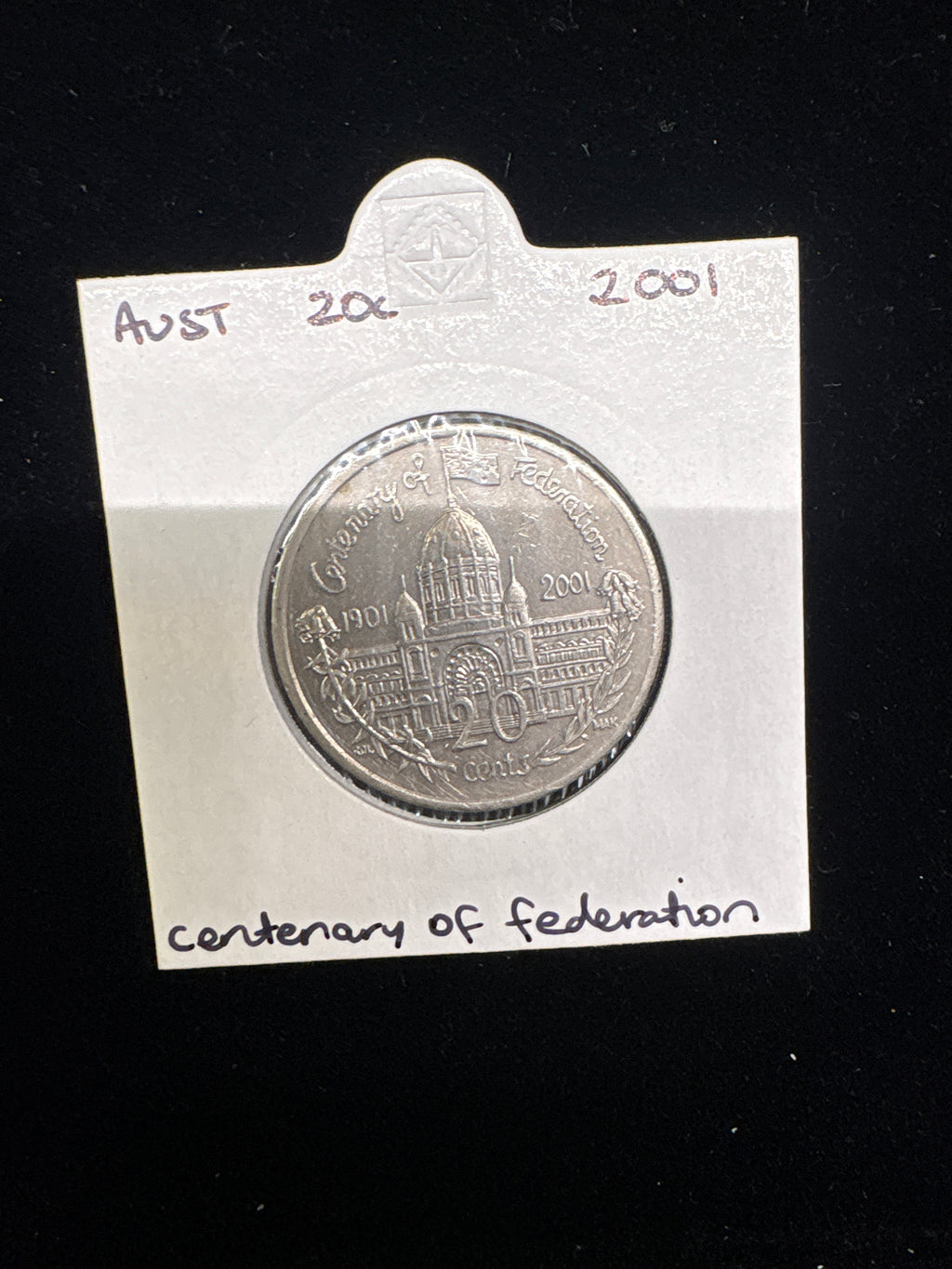 #M179 2001 Australia 20c Centenary of Federation Commemorative Coin (Uncirculated)