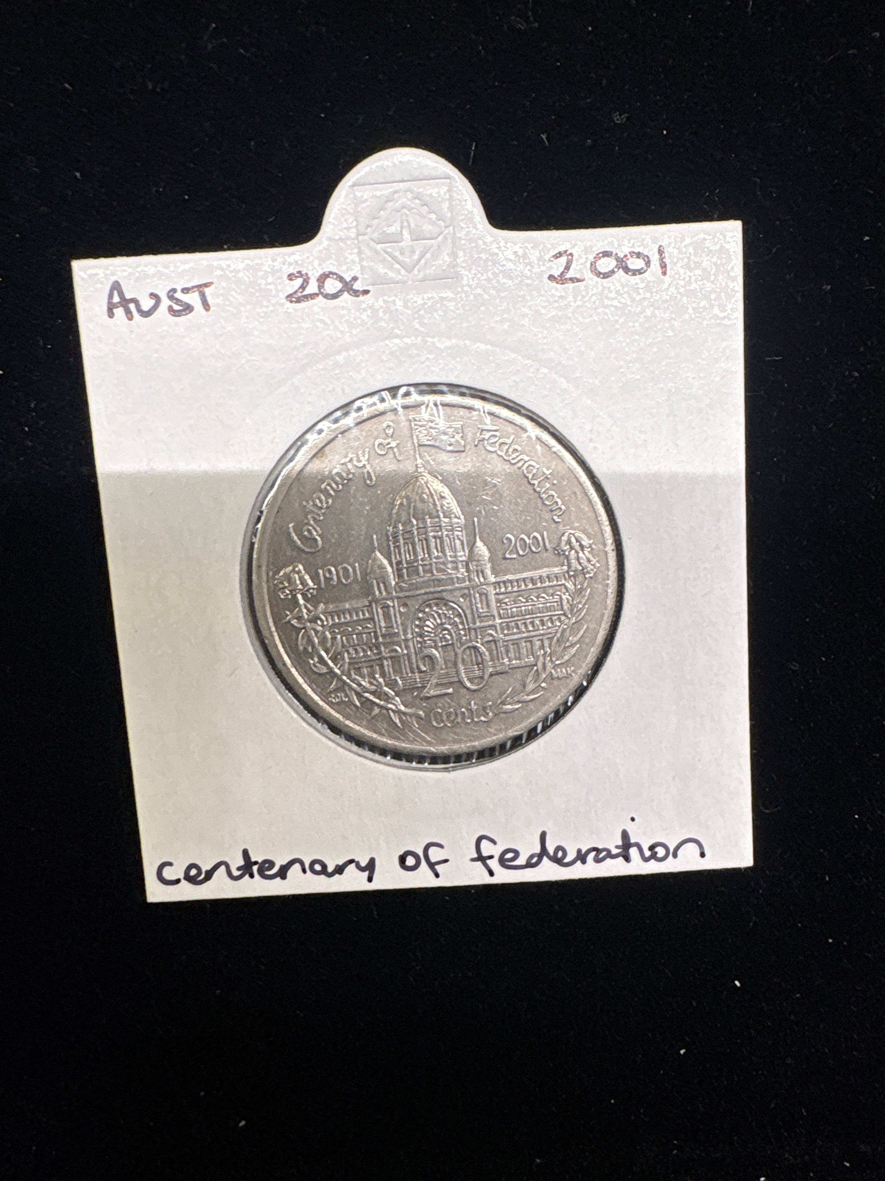 #M179 2001 Australia 20c Centenary of Federation Commemorative Coin (Uncirculated)