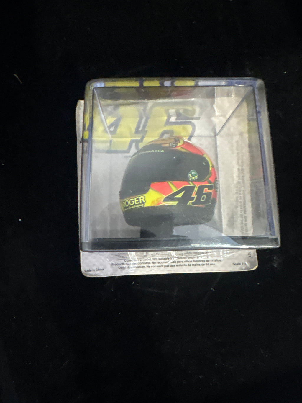 #P003 Valentino Rossi #46 Mini Helmet – Centauria 2001 Collectible Model