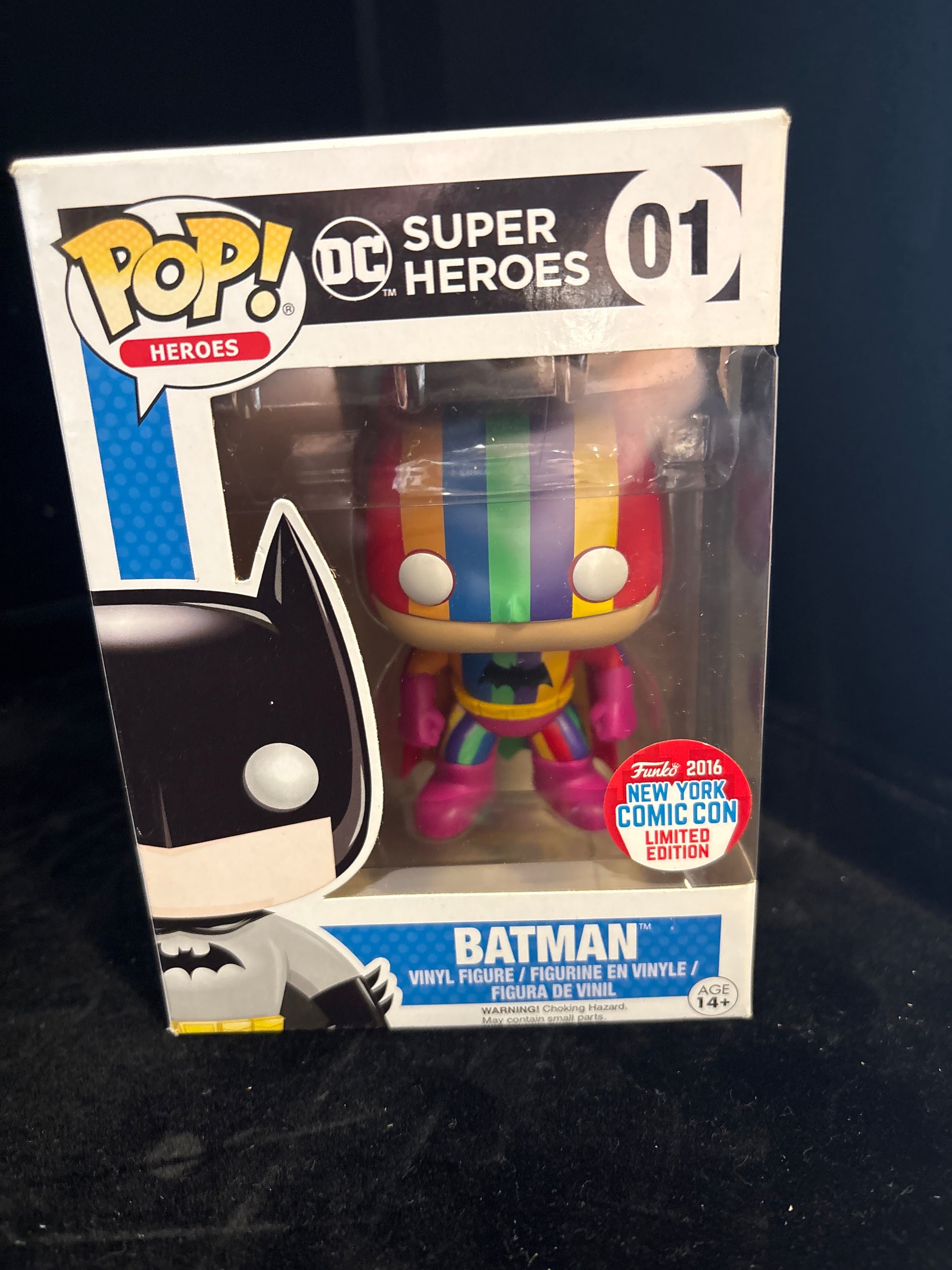 #P006 Funko Pop! DC Super Heroes #01 Rainbow Batman – 2016 NYCC Limited Edition Exclusive