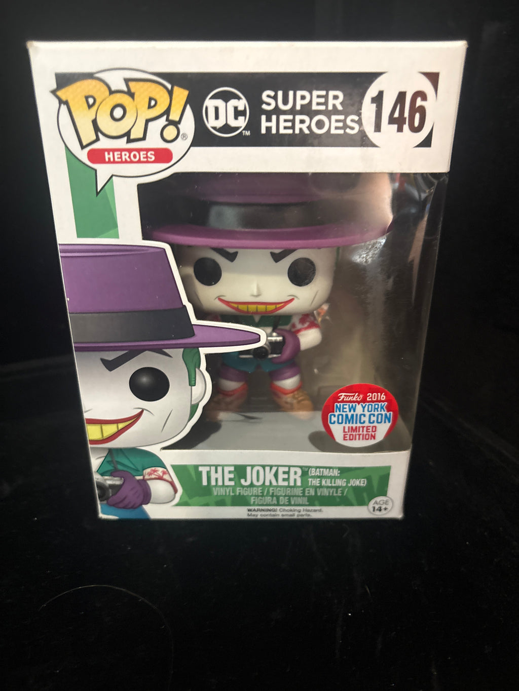 #P010 Funko Pop! DC Super Heroes #146 – The Joker (The Killing Joke) – 2016 NYCC Exclusive