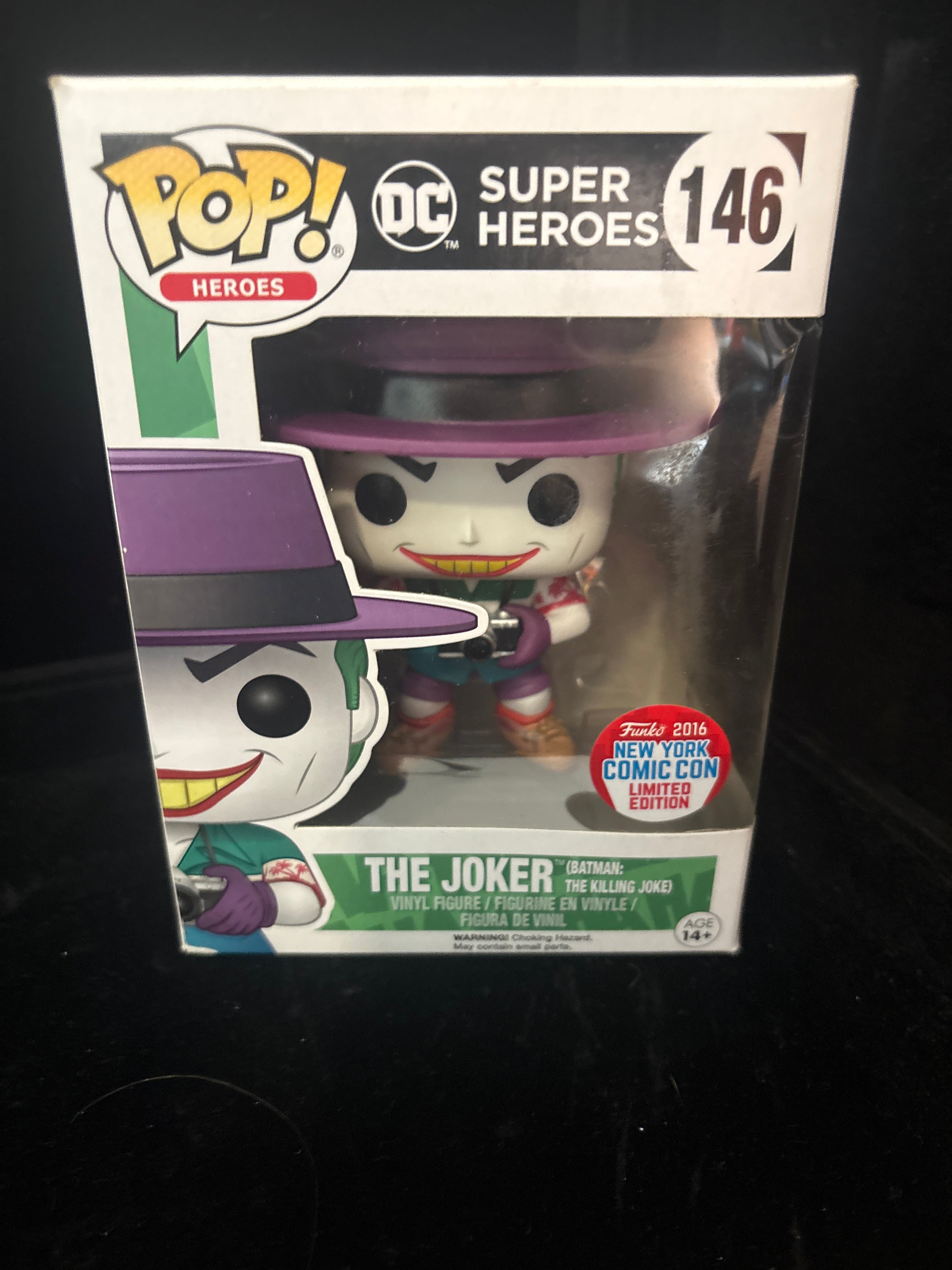 #P010 Funko Pop! DC Super Heroes #146 – The Joker (The Killing Joke) – 2016 NYCC Exclusive