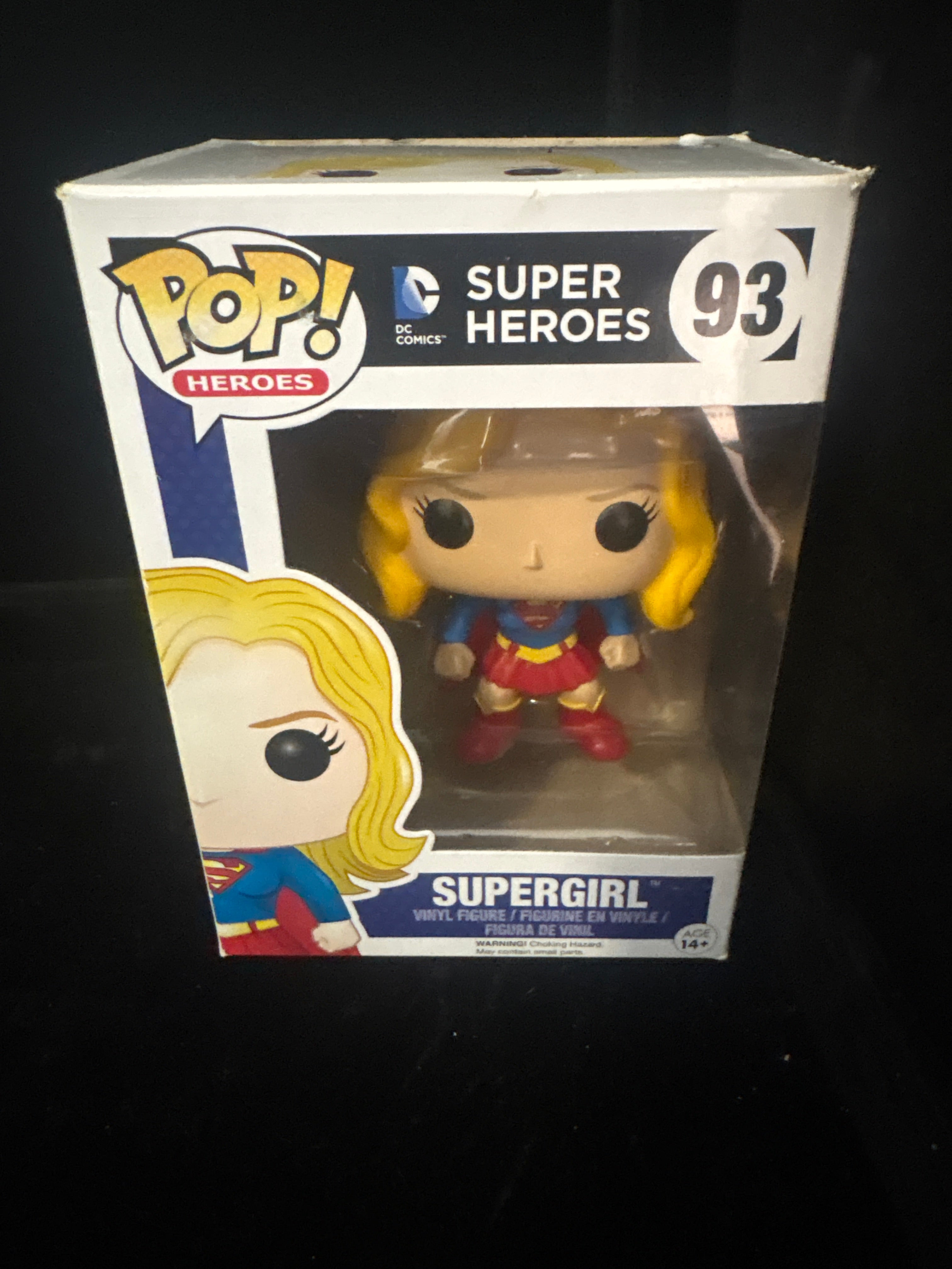 #P010 Funko Pop! Heroes #93 Supergirl – DC Comics Vinyl Figure (New in Box)