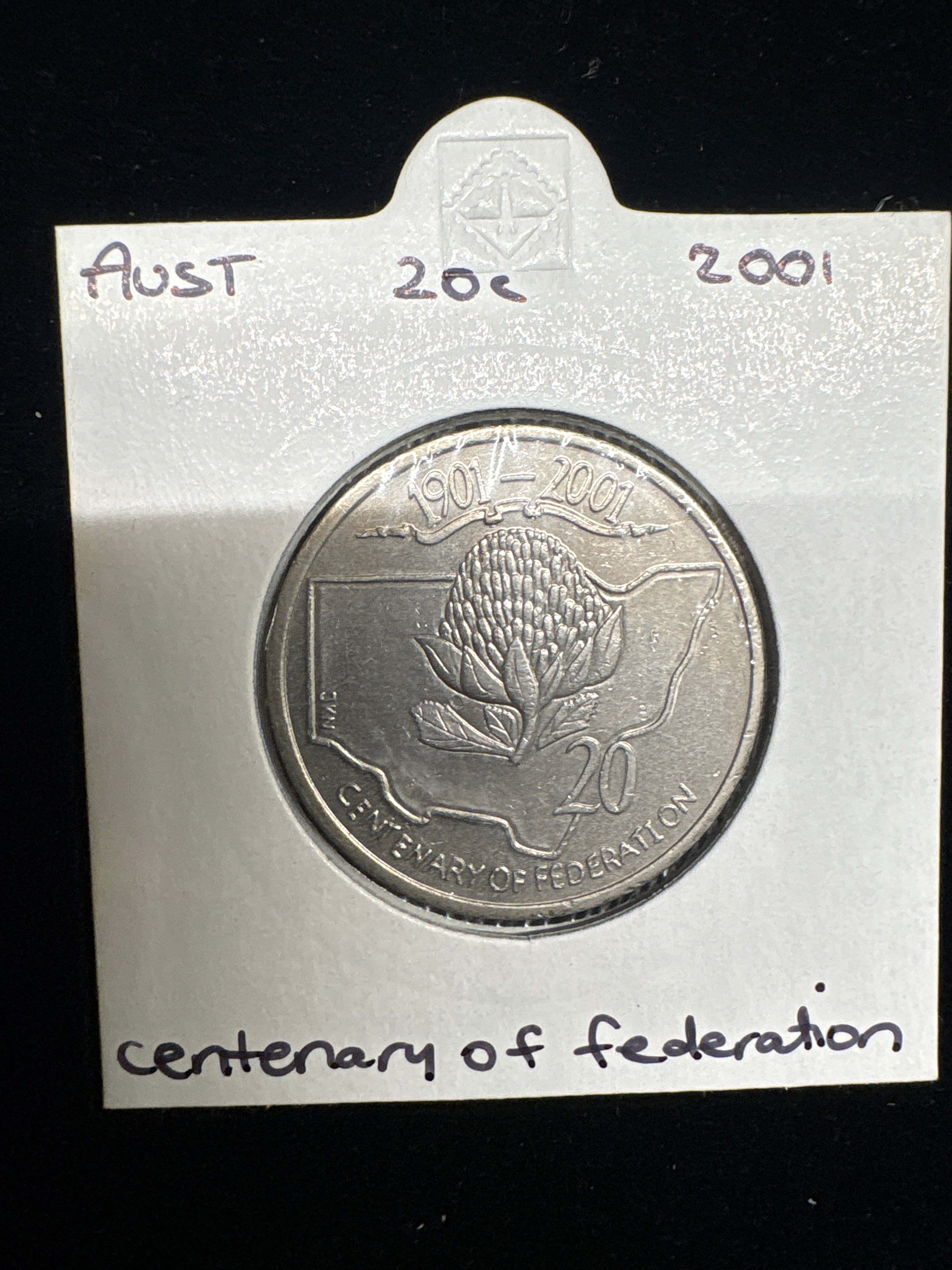 #M170 2001 Australia 20c Centenary of Federation Coin (UNC)