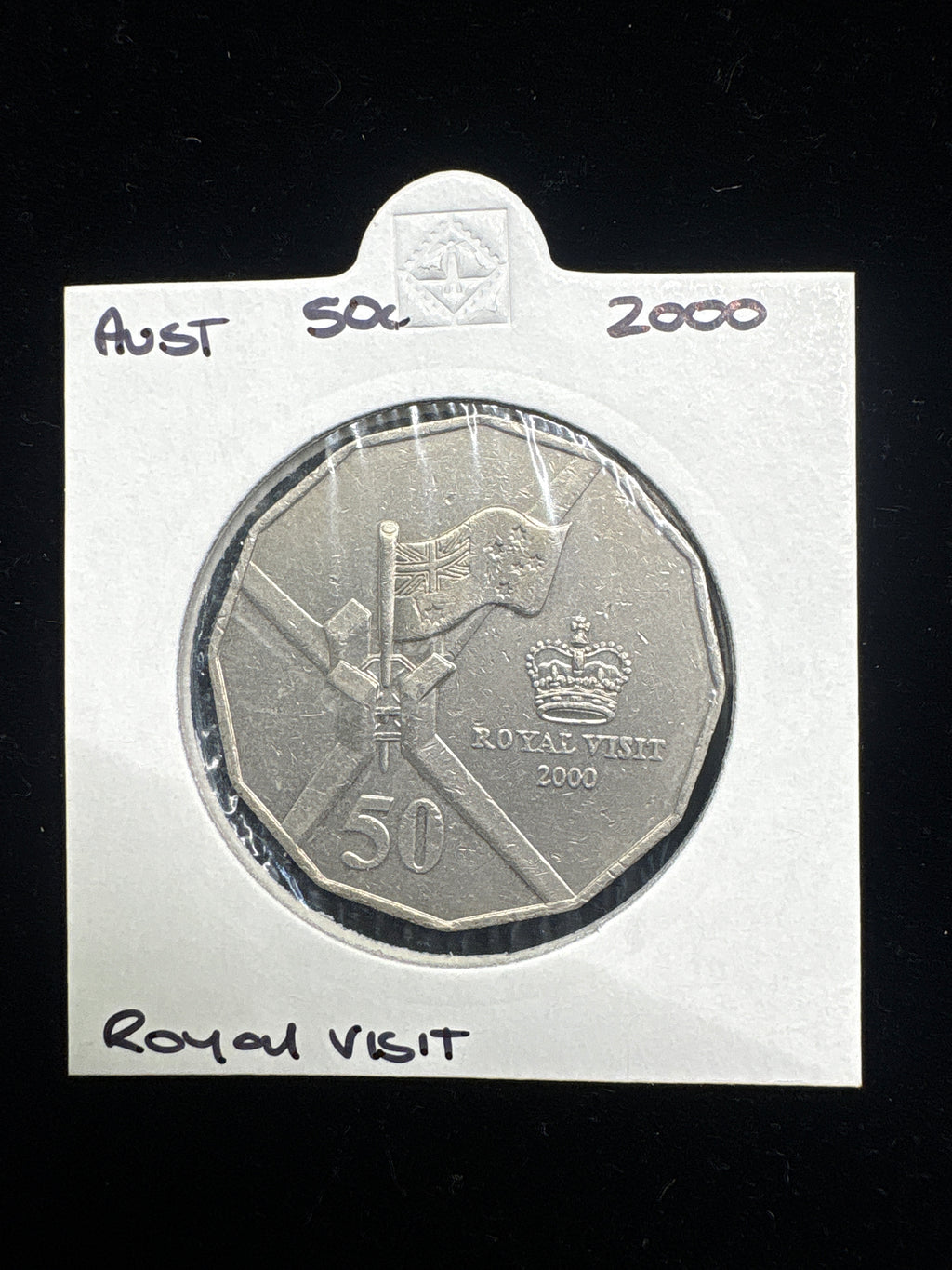 #M127 2000 Australia Royal Visit 50c Commemorative Coin (Circulated)