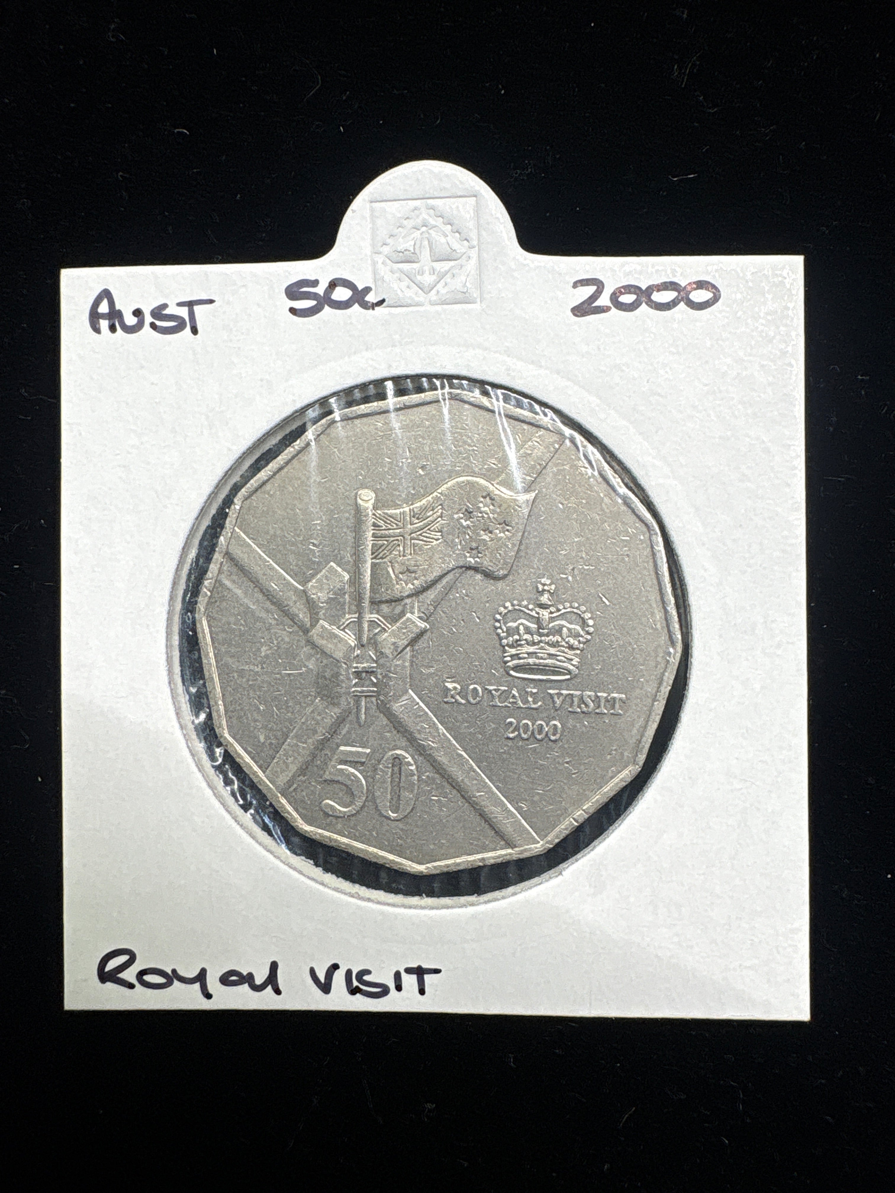 #M127 2000 Australia Royal Visit 50c Commemorative Coin (Circulated)