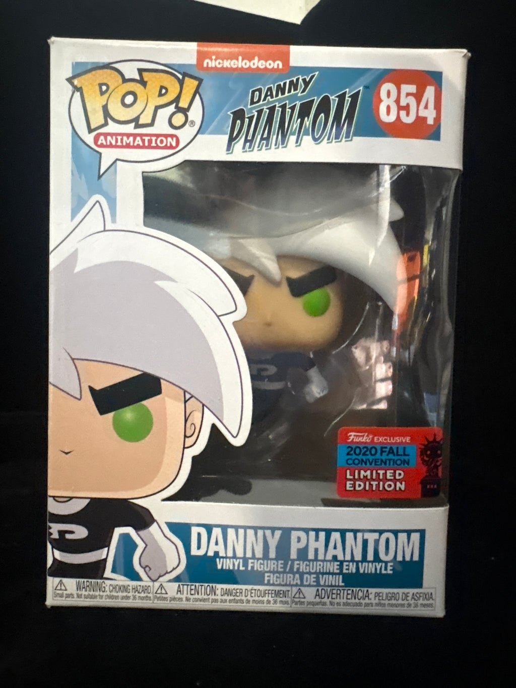 #P010 Funko Pop Danny Phantom #854 – 2020 Fall Convention Exclusive – Nickelodeon Animation Collectible