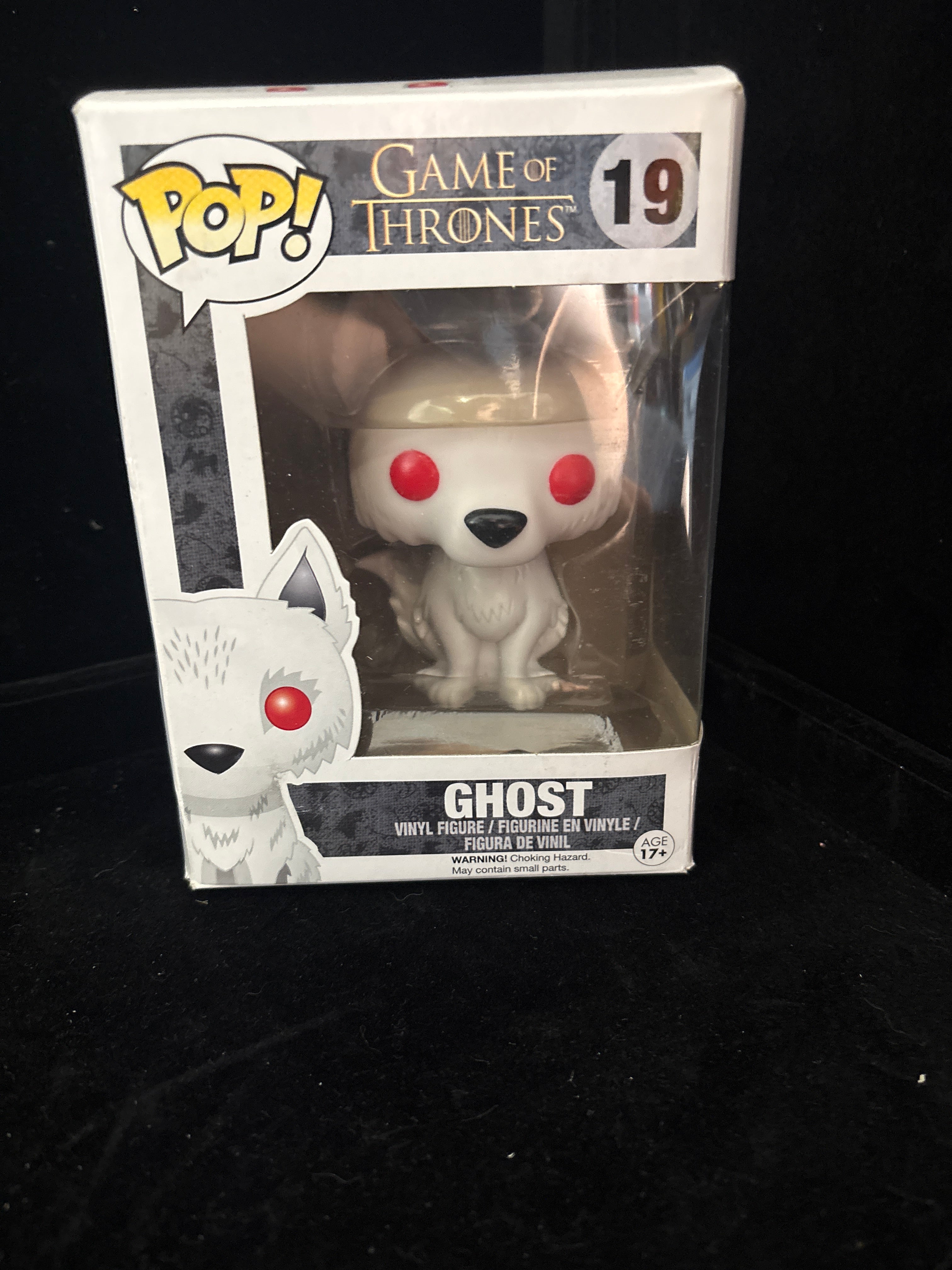#P006 Game of Thrones Funko Pop #19 – Ghost Vinyl Figure (Vaulted)