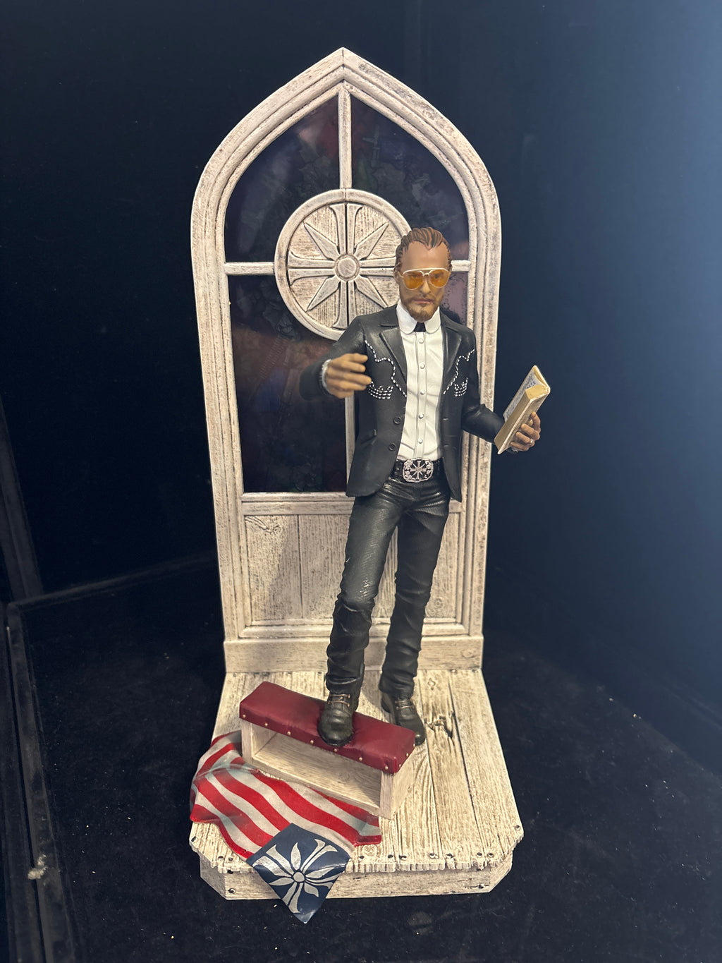 #P006 Far Cry 5 Joseph Seed “The Father” Collector Statue – Church Diorama Display Figure