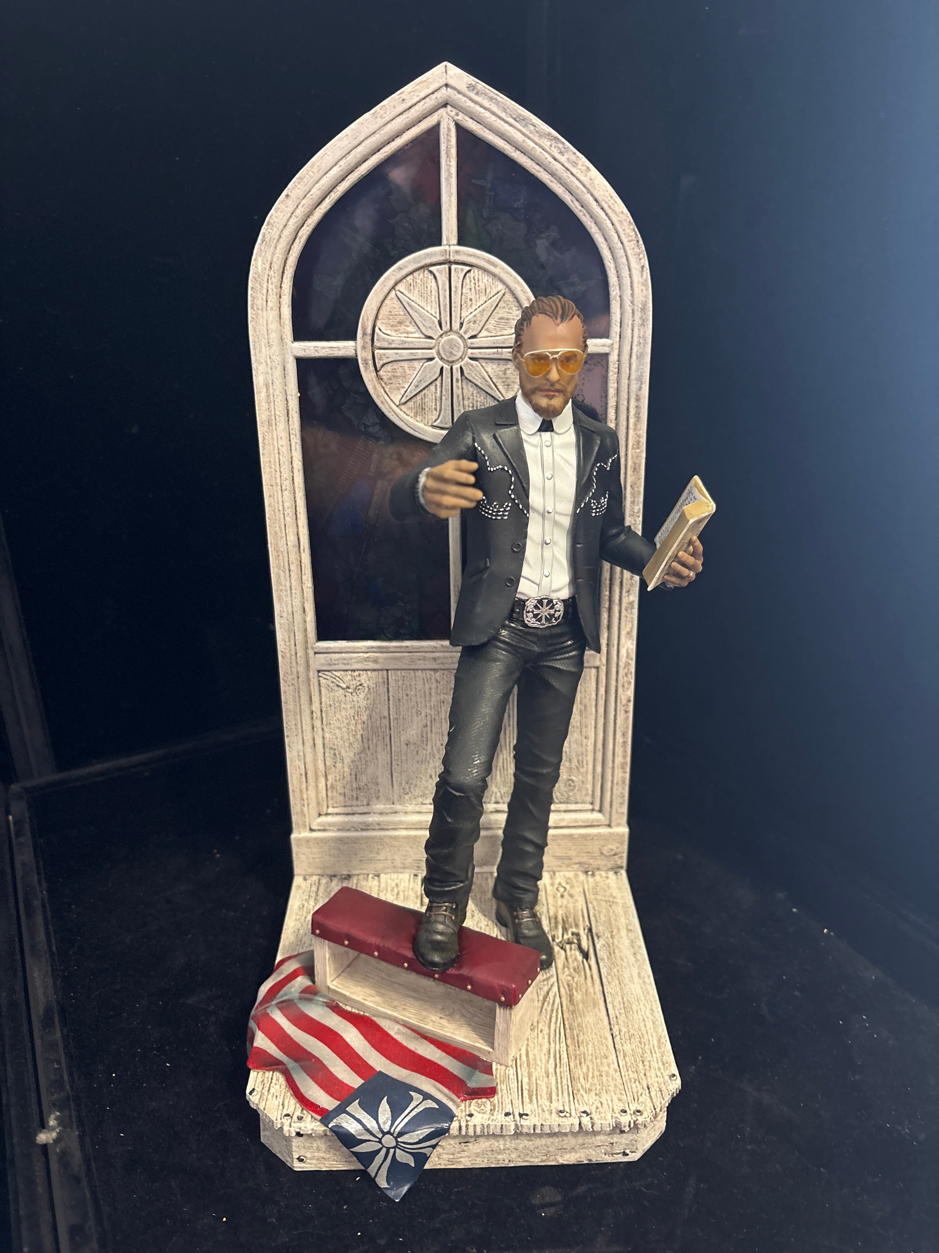#P006 Far Cry 5 Joseph Seed “The Father” Collector Statue – Church Diorama Display Figure