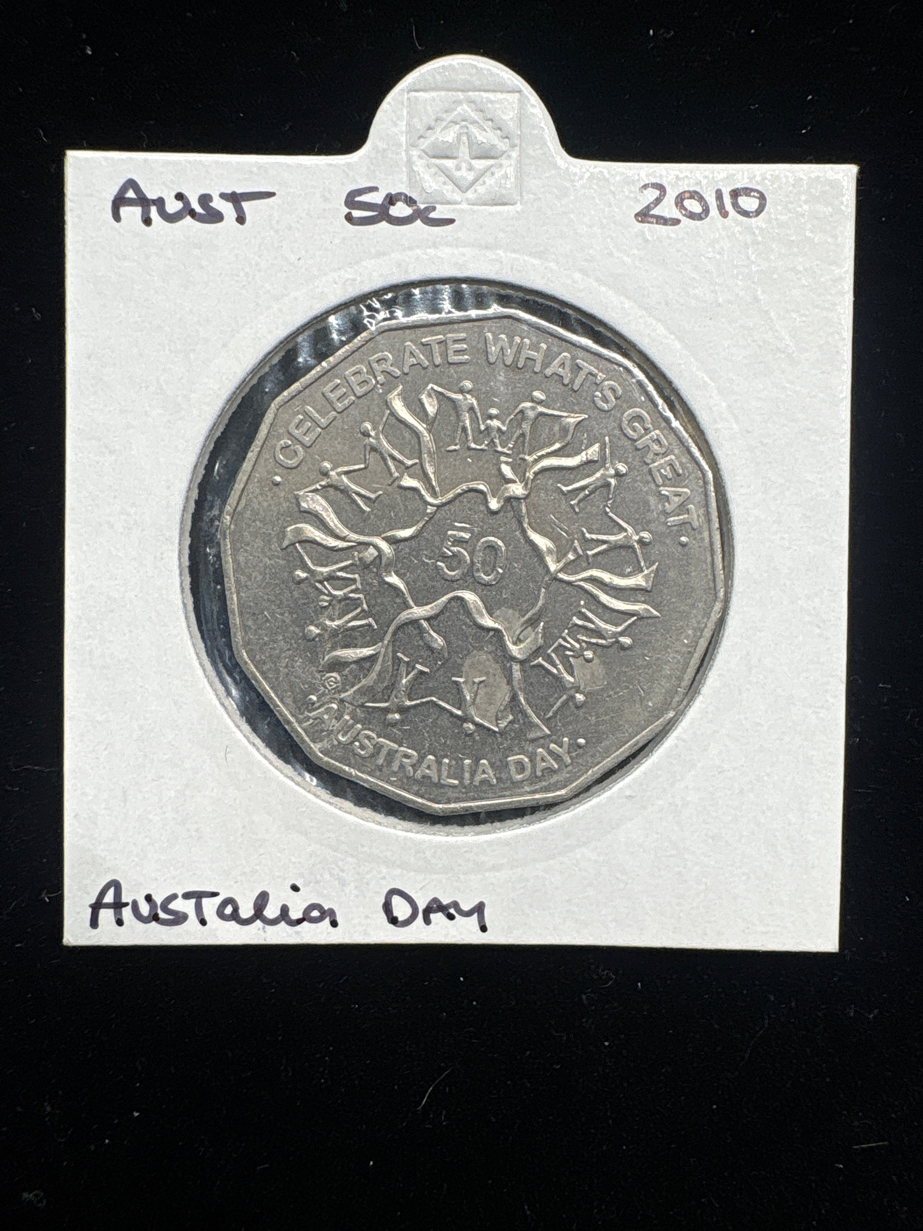 #M125 2010 Australia Day 50c – “Celebrate What’s Great” Commemorative Coin
