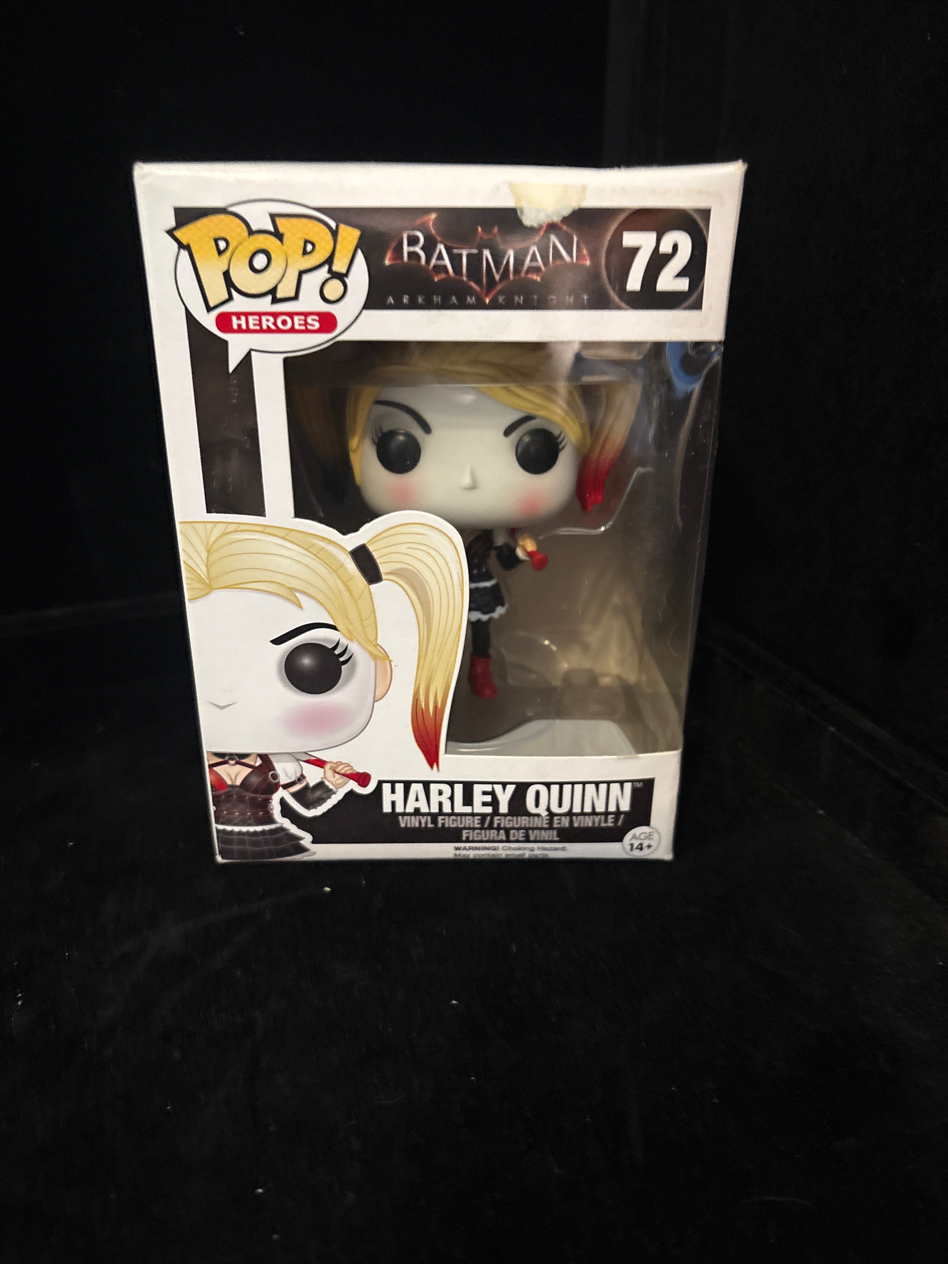 #P007 POP! Heroes Batman Arkham Knight #72 Harley Quinn – Funko Vinyl Figure (Box Wear)