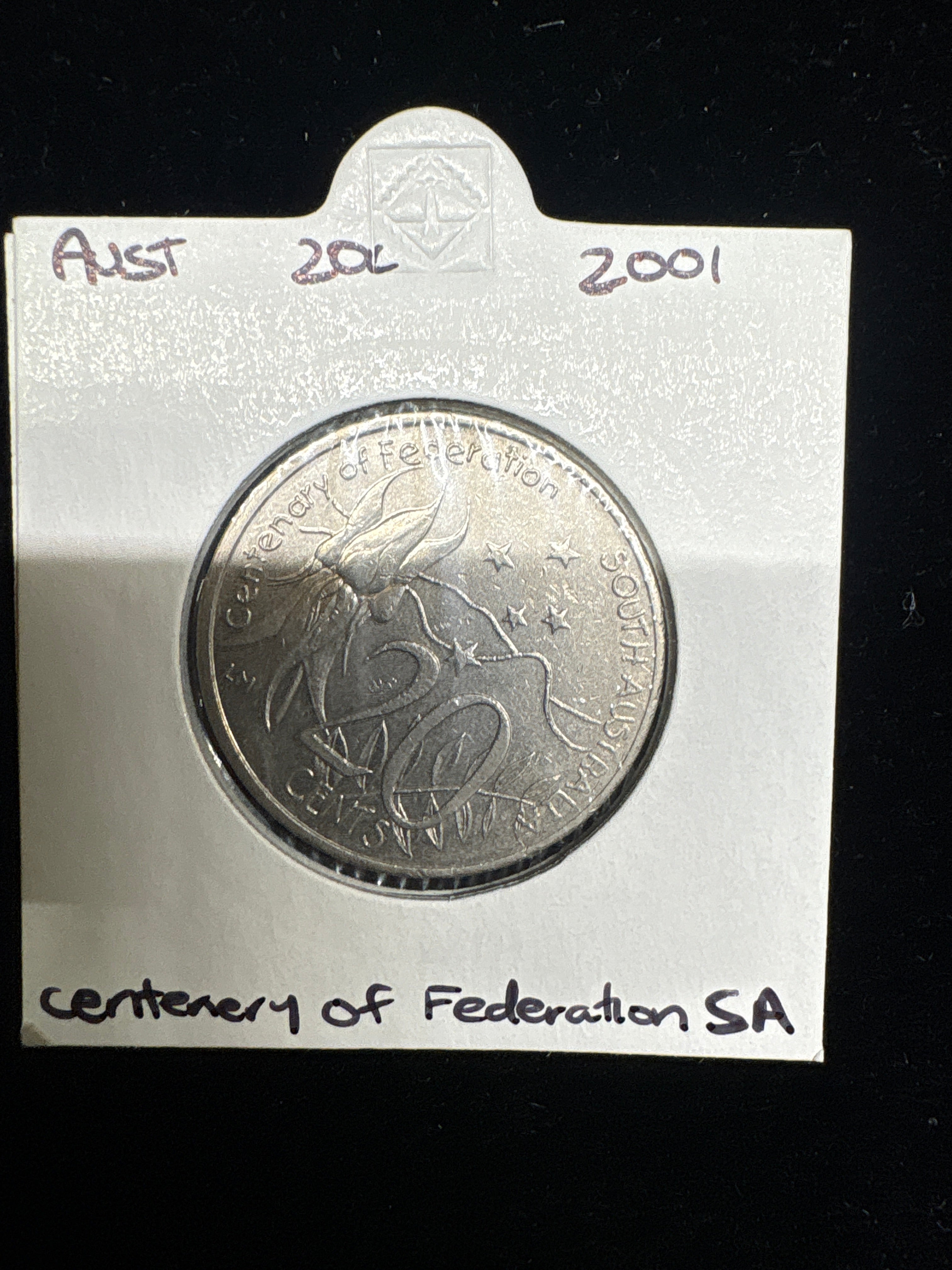 #M171 2001 Australia 50c Centenary of Federation – South Australia Commemorative Coin (Circulated)