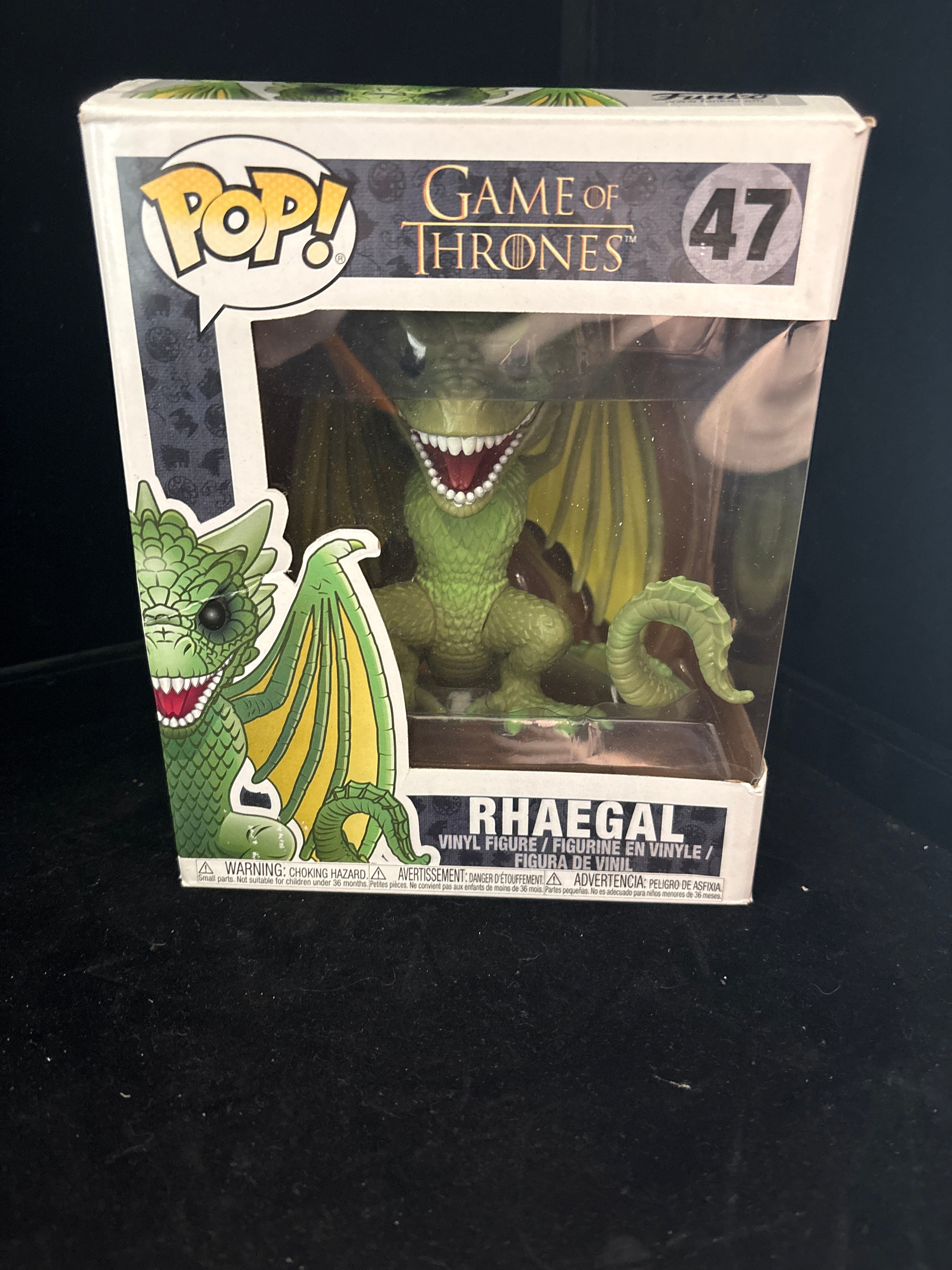 #P007 Funko Pop Game of Thrones #47 Rhaegal Vinyl Figure – Edition Six Collectible
