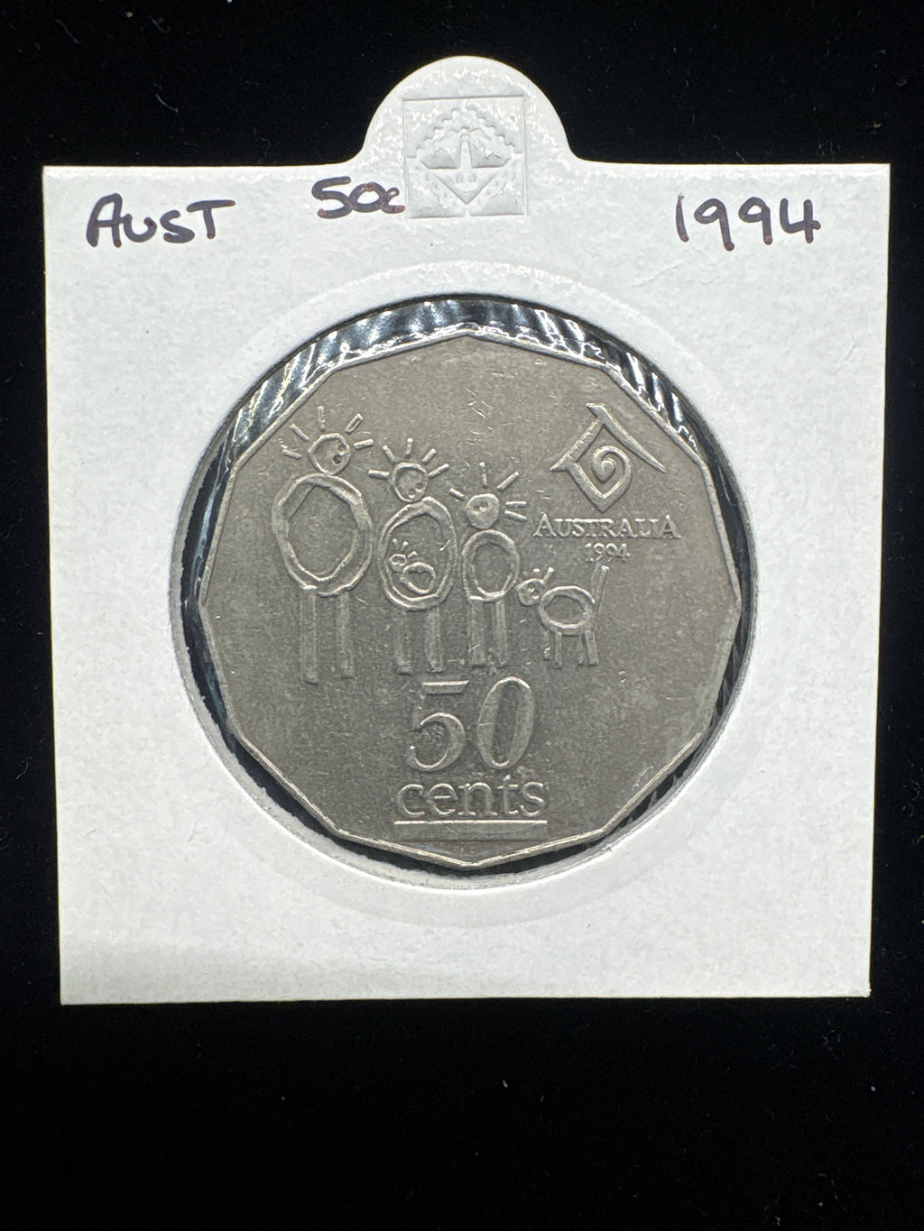 #M129 1994 Australia 50c International Year of the Family Coin (Circulated)