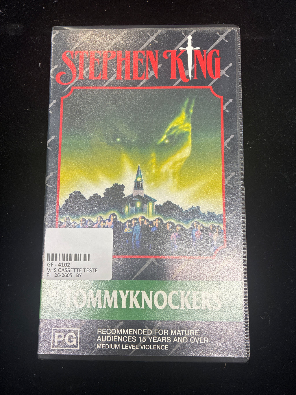 #PO14  Stephen King’s *The Tommyknockers* VHS – 1994 Time‑Life Release – PG Horror Sci‑Fi Classic