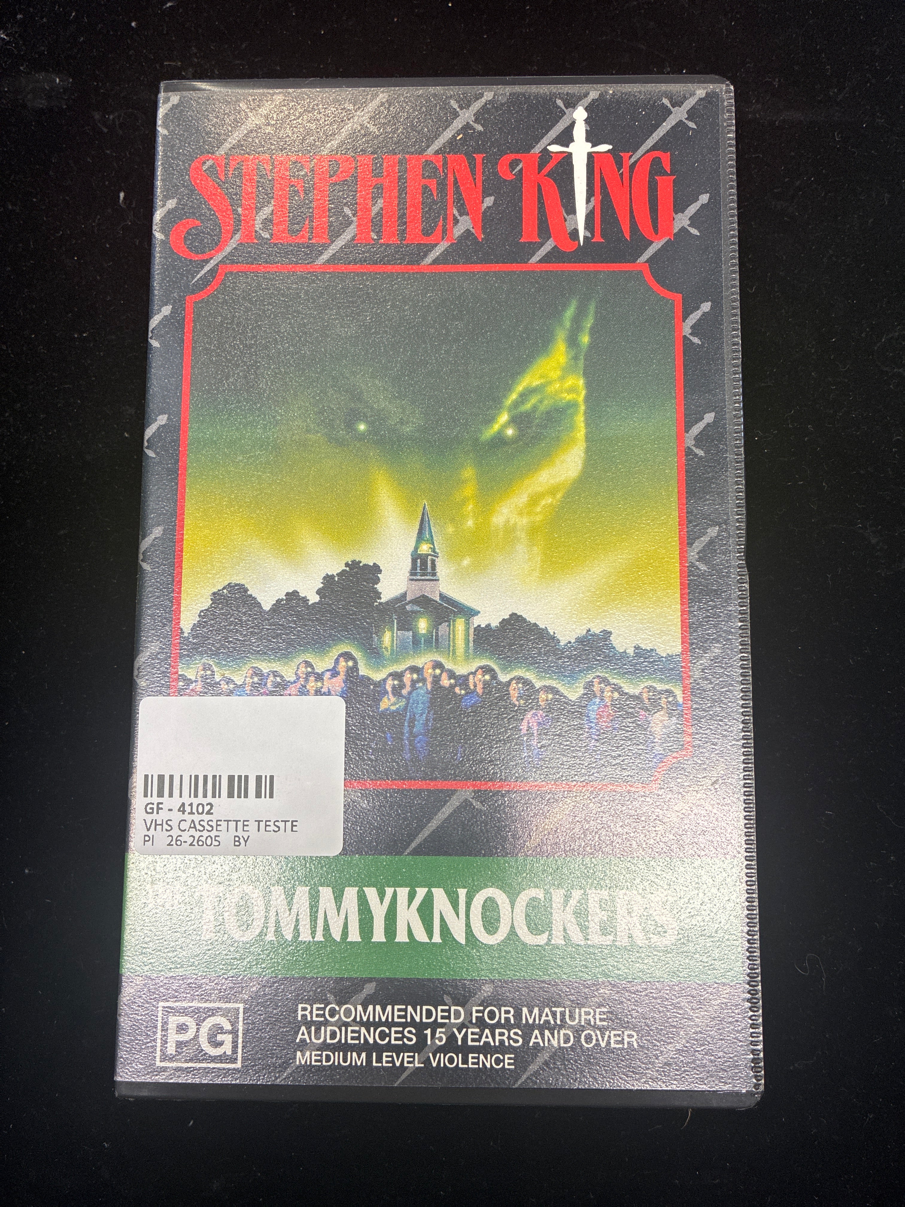 #PO14  Stephen King’s *The Tommyknockers* VHS – 1994 Time‑Life Release – PG Horror Sci‑Fi Classic