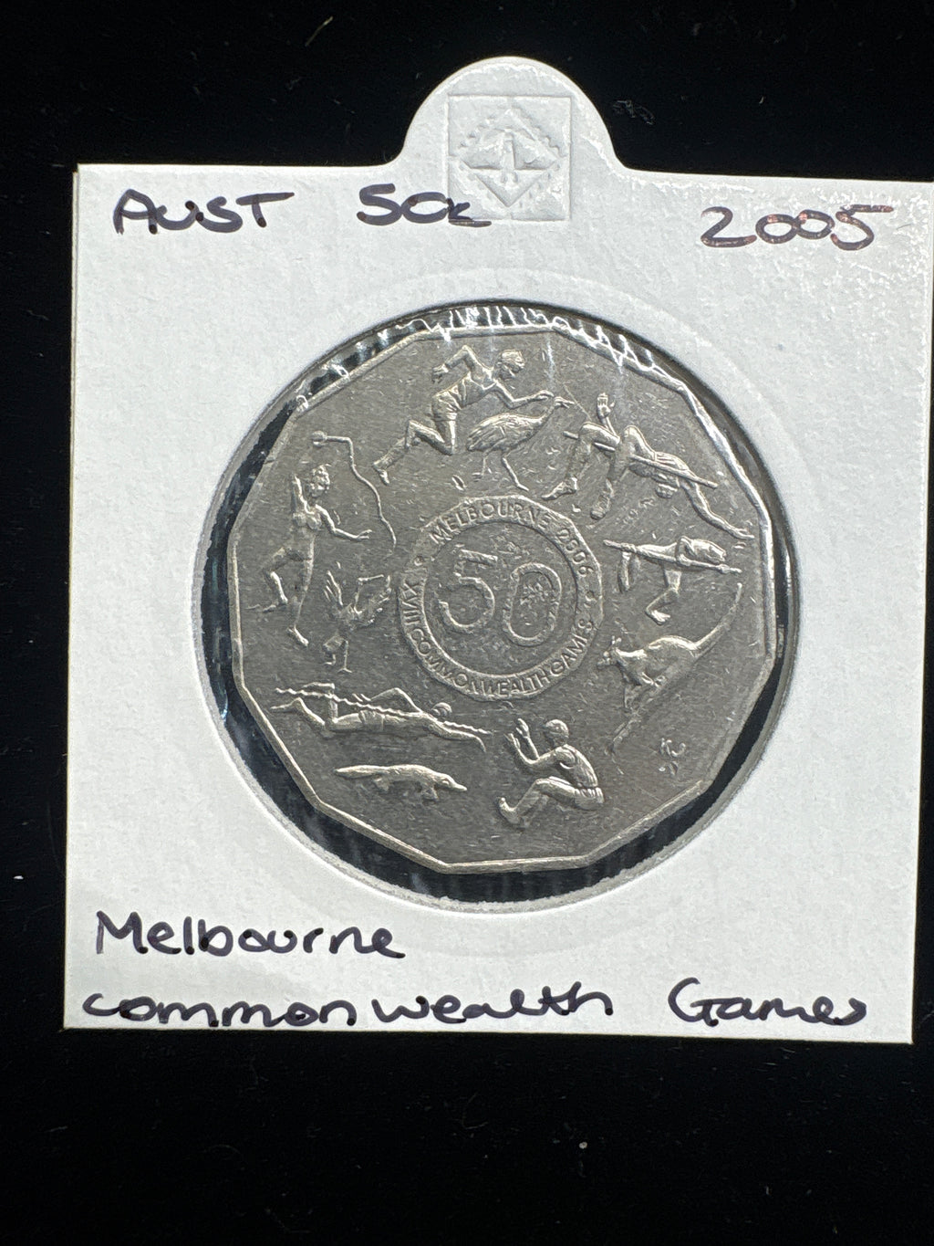 #M121 2005 Australia 50c Melbourne Commonwealth Games Commemorative Coin (Circulated)