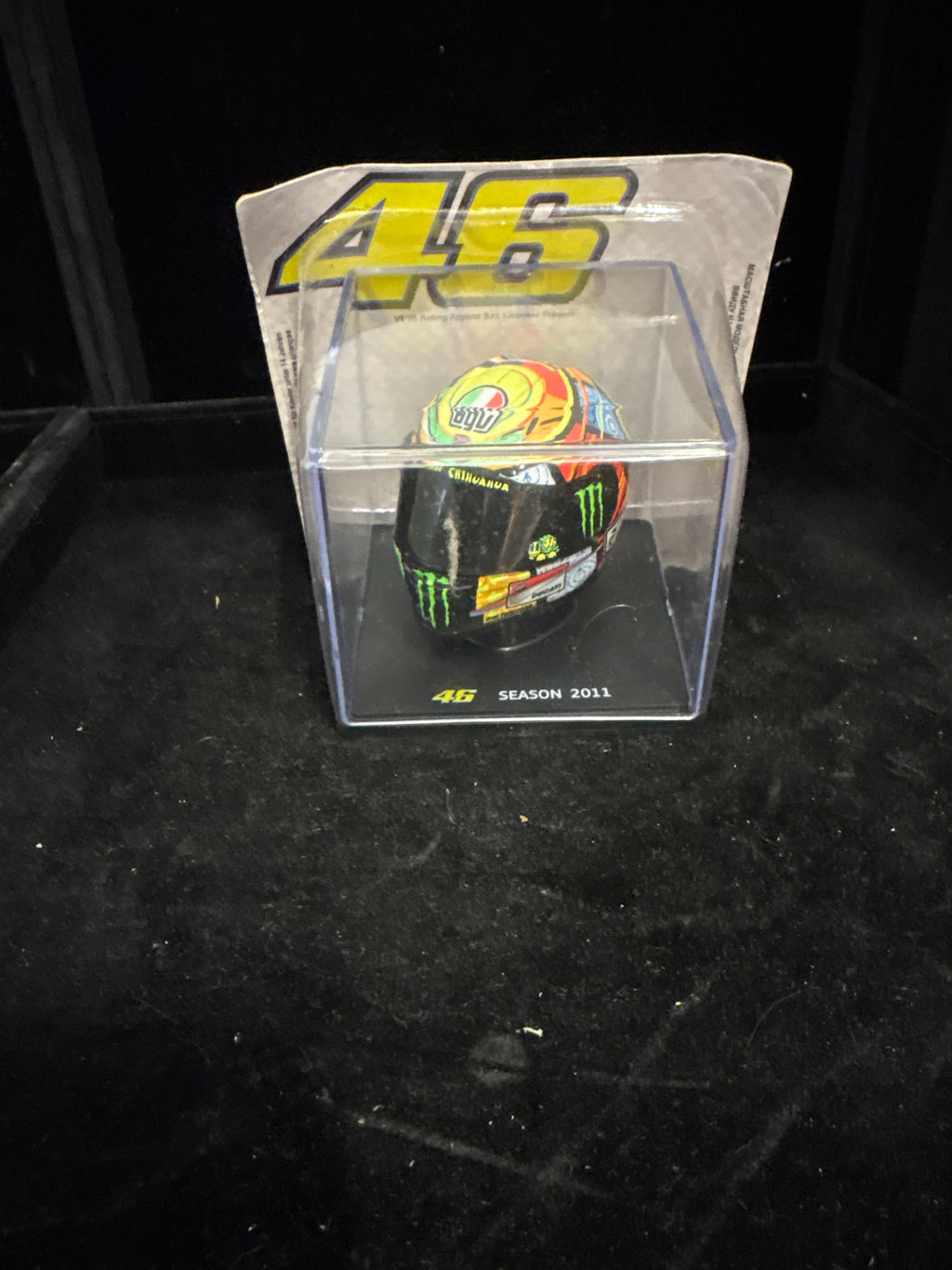 #P003 Valentino Rossi #46 Mini Helmet – Season 2011 Collectible Display Model